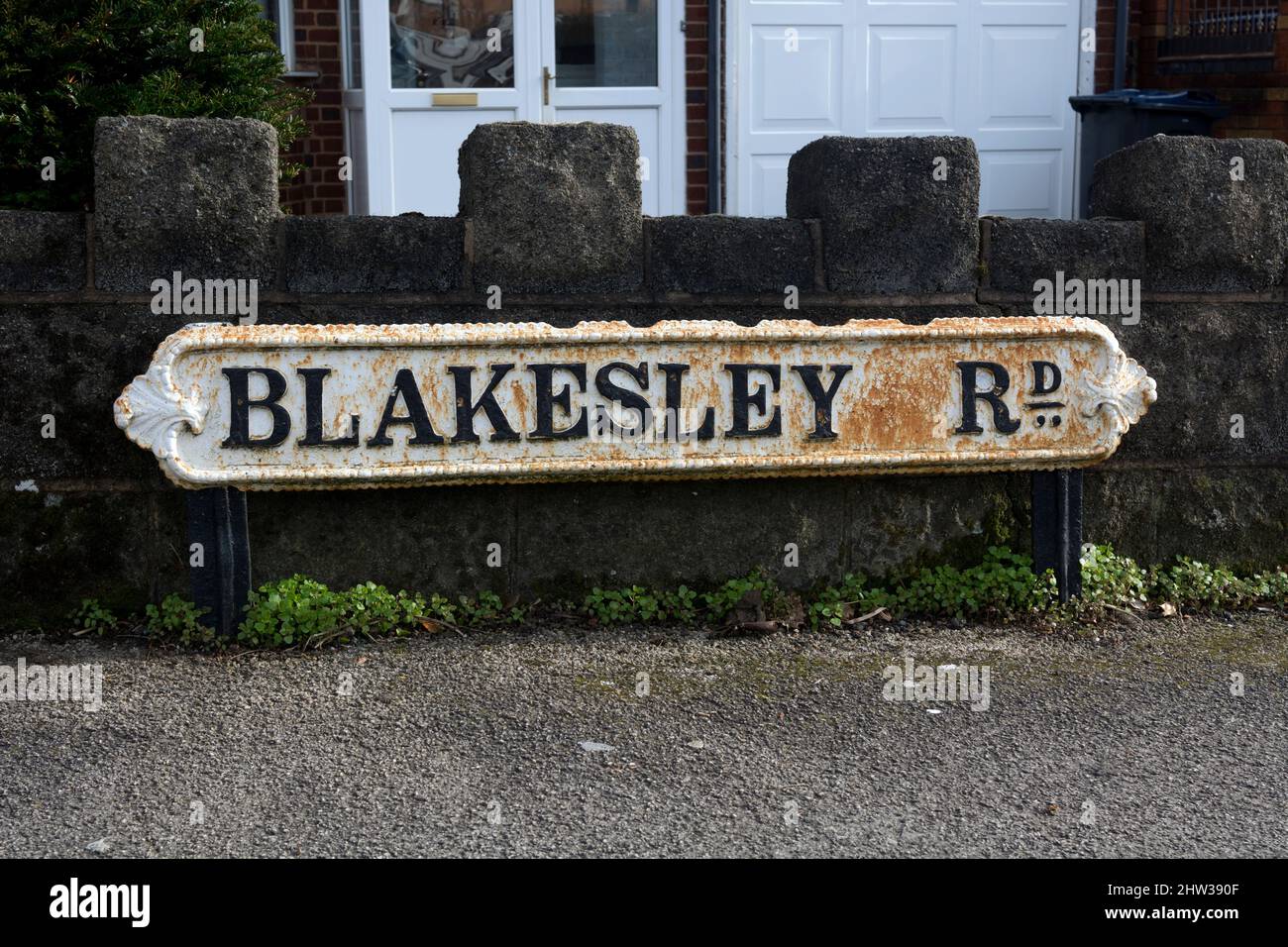 Blakesley Road sign, Yardley, Birmingham, UK Stock Photo Alamy