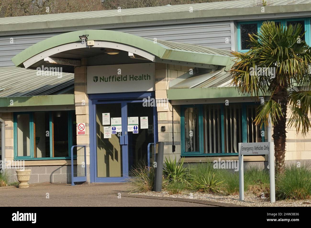 Ipswich, Suffolk, UK - 3 March 2022: Nuffield Health private hospital