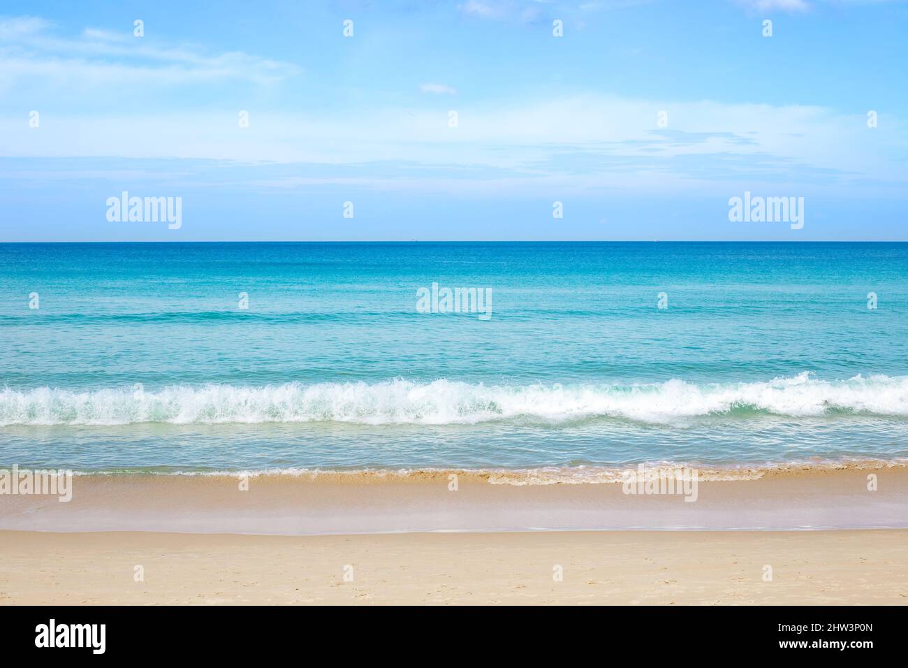 Seamless Horizon Where Azure Sky Meets Stock Photo 2306175953