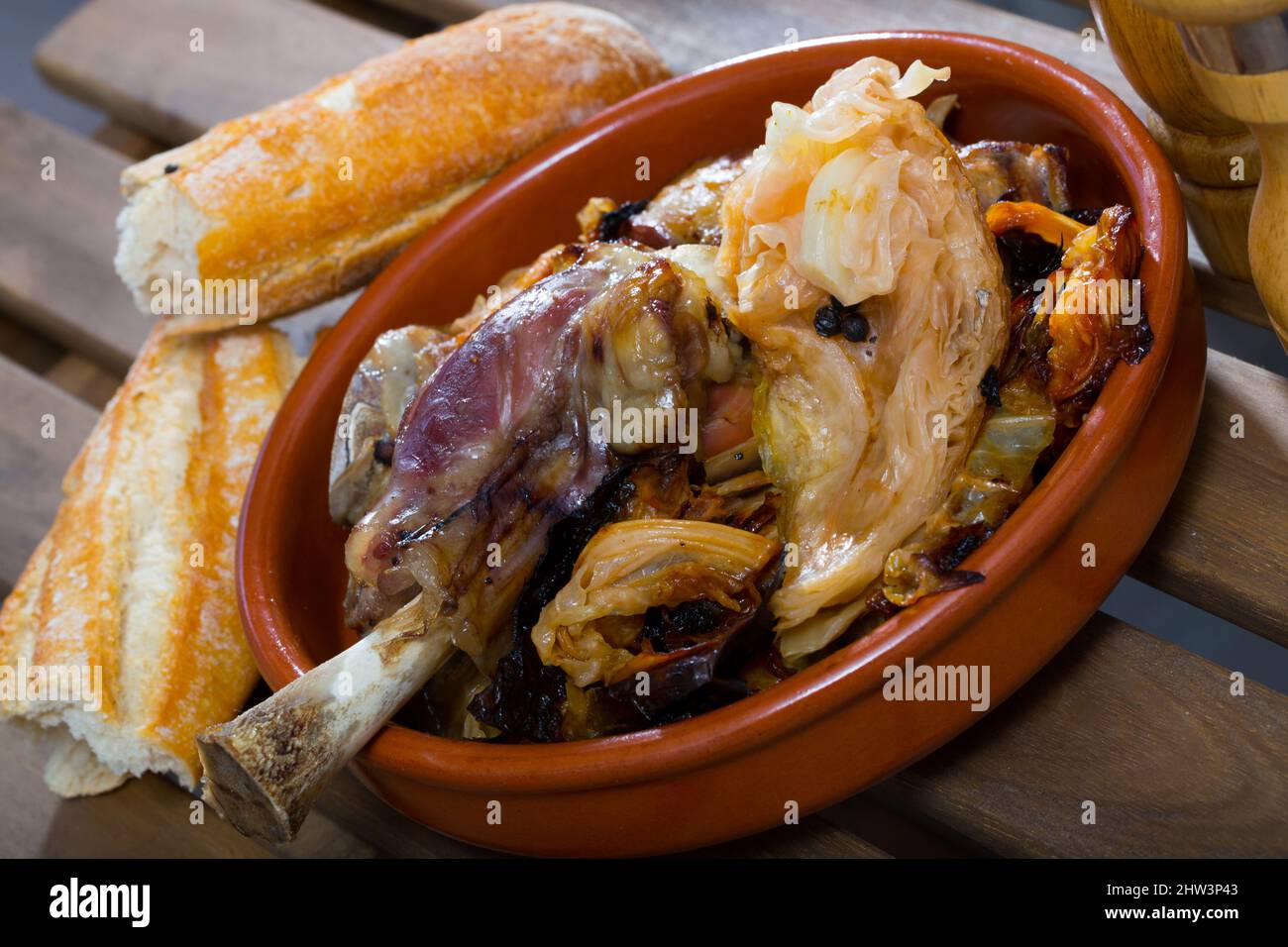 Lamm Rippe Mountain Lamb Dish Traditional Norwegian Cuisine