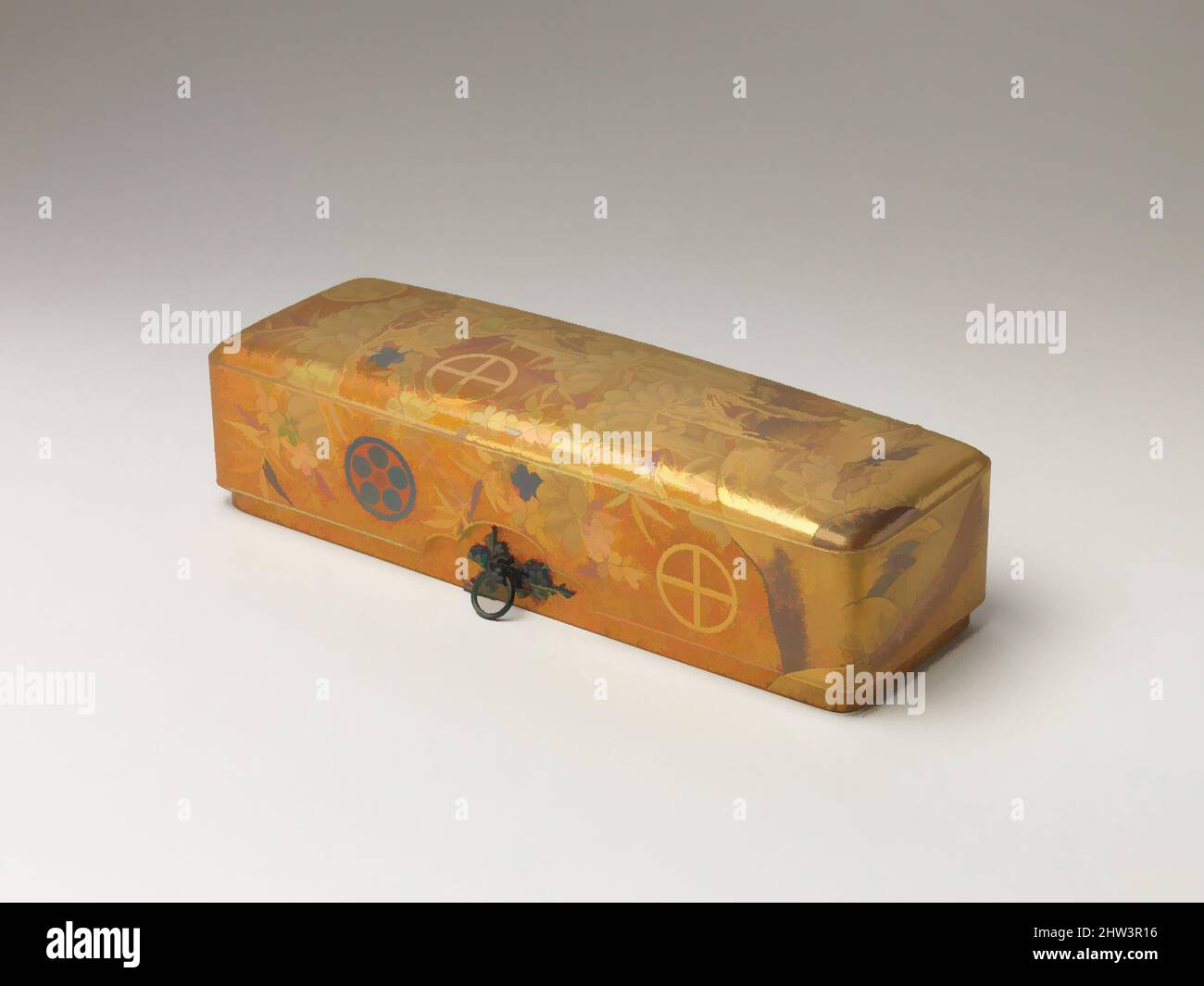 Lacquer Turban Box From Rajasthan - 19thC Lacquer Turban Box From Rajasthan - 19thC