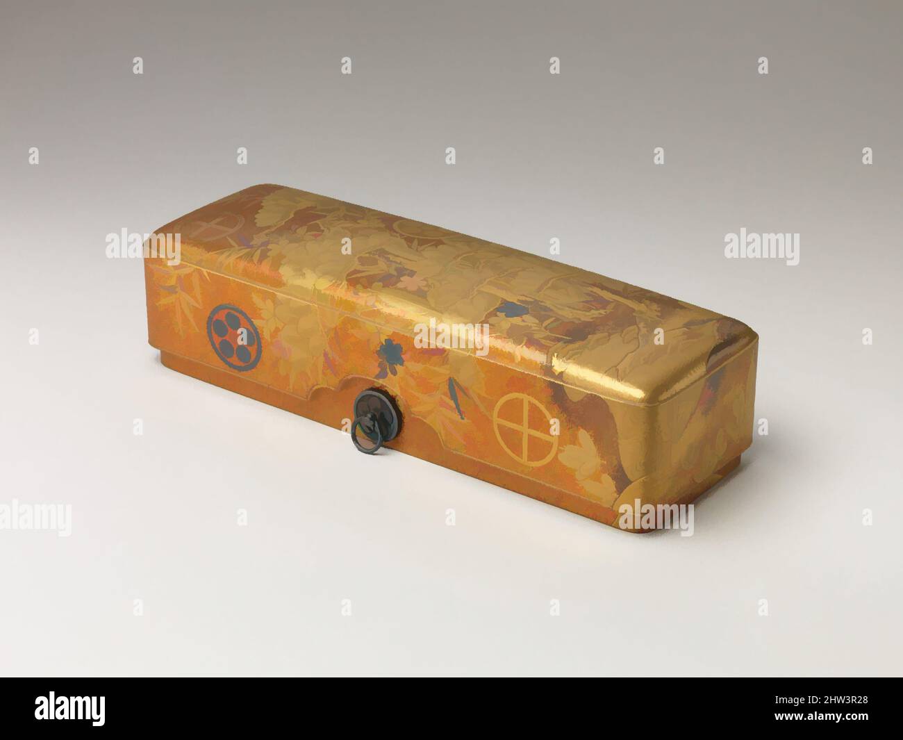 Lacquer Turban Box From Rajasthan - 19thC Lacquer Turban Box From Rajasthan - 19thC