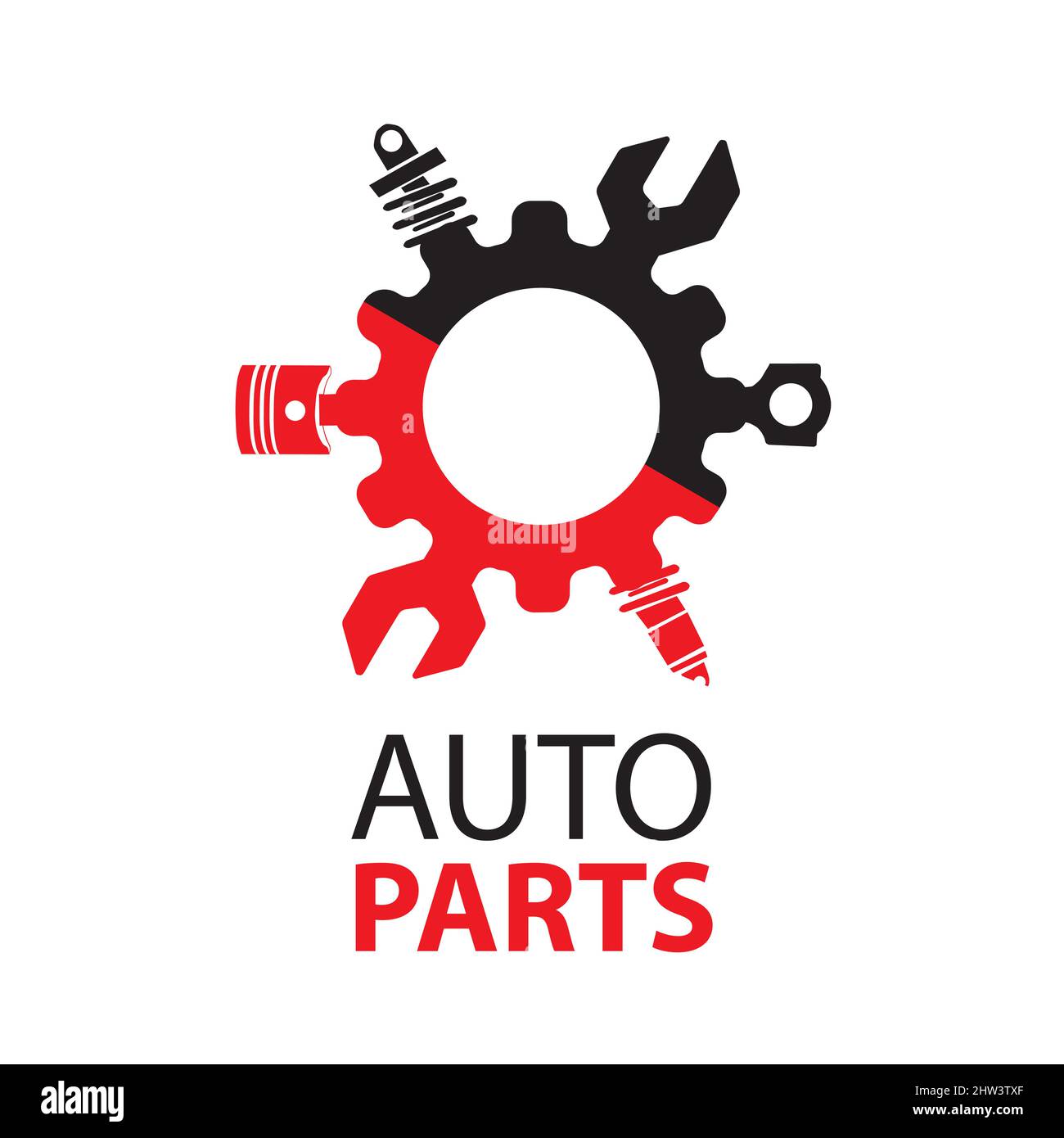 Vector logo of car parts, auto repair Stock Vector Image & Art - Alamy