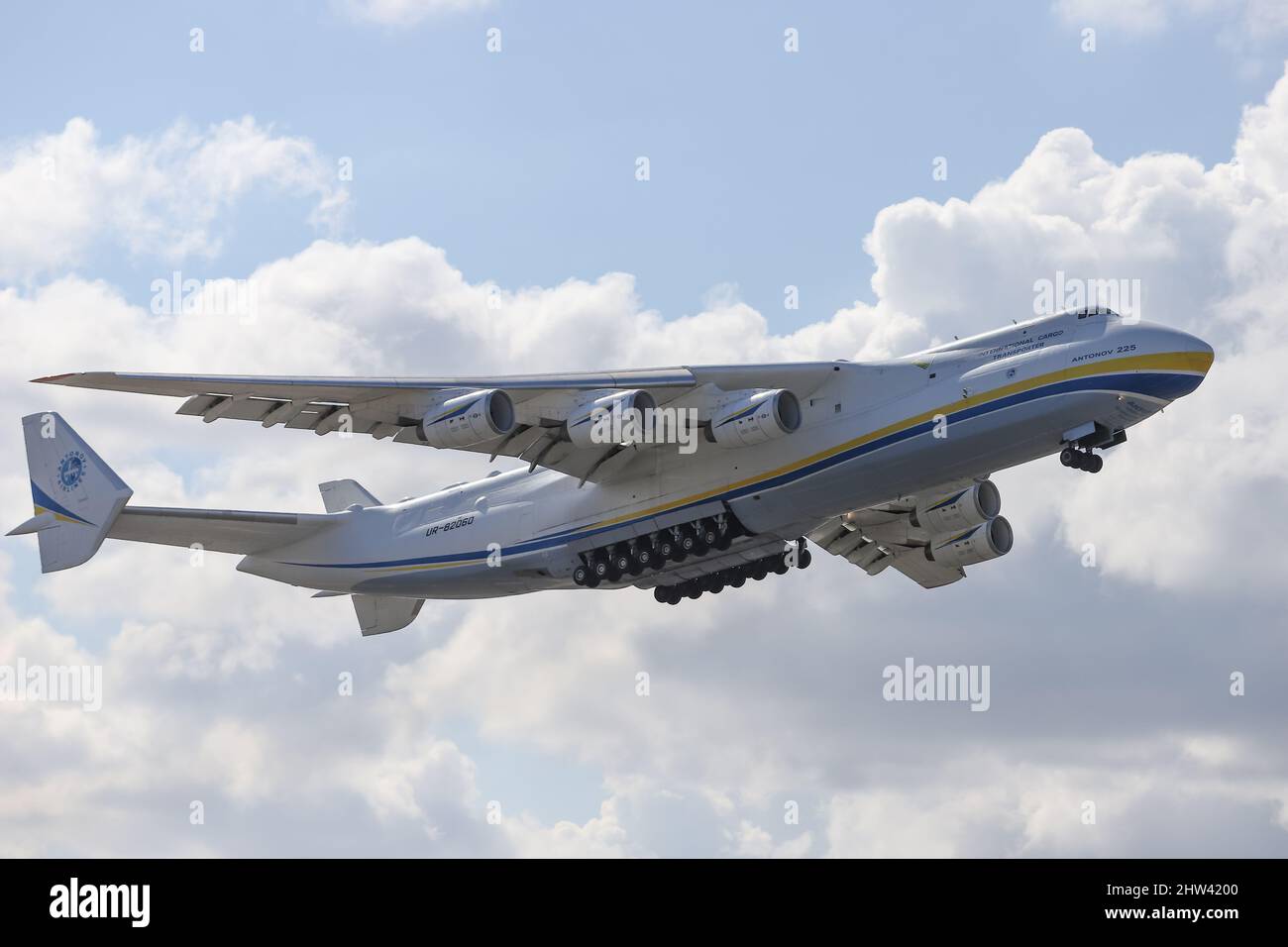 ISTANBUL, TURKEY - OCTOBER 05, 2021: Antonov Airlines Antonov An-225 ...