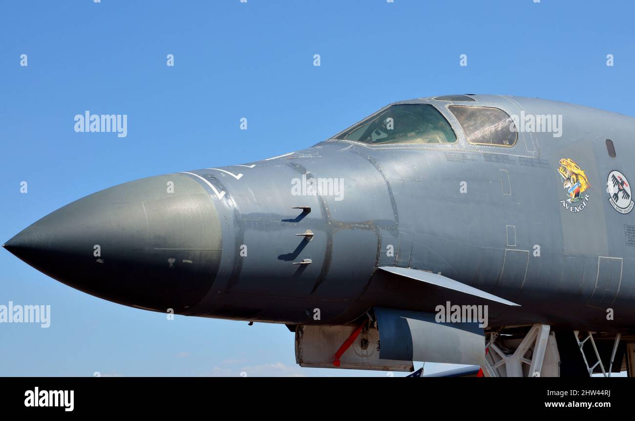 Rockwell B-1B Lancer Bomber of the United States Air Force Stock Photo