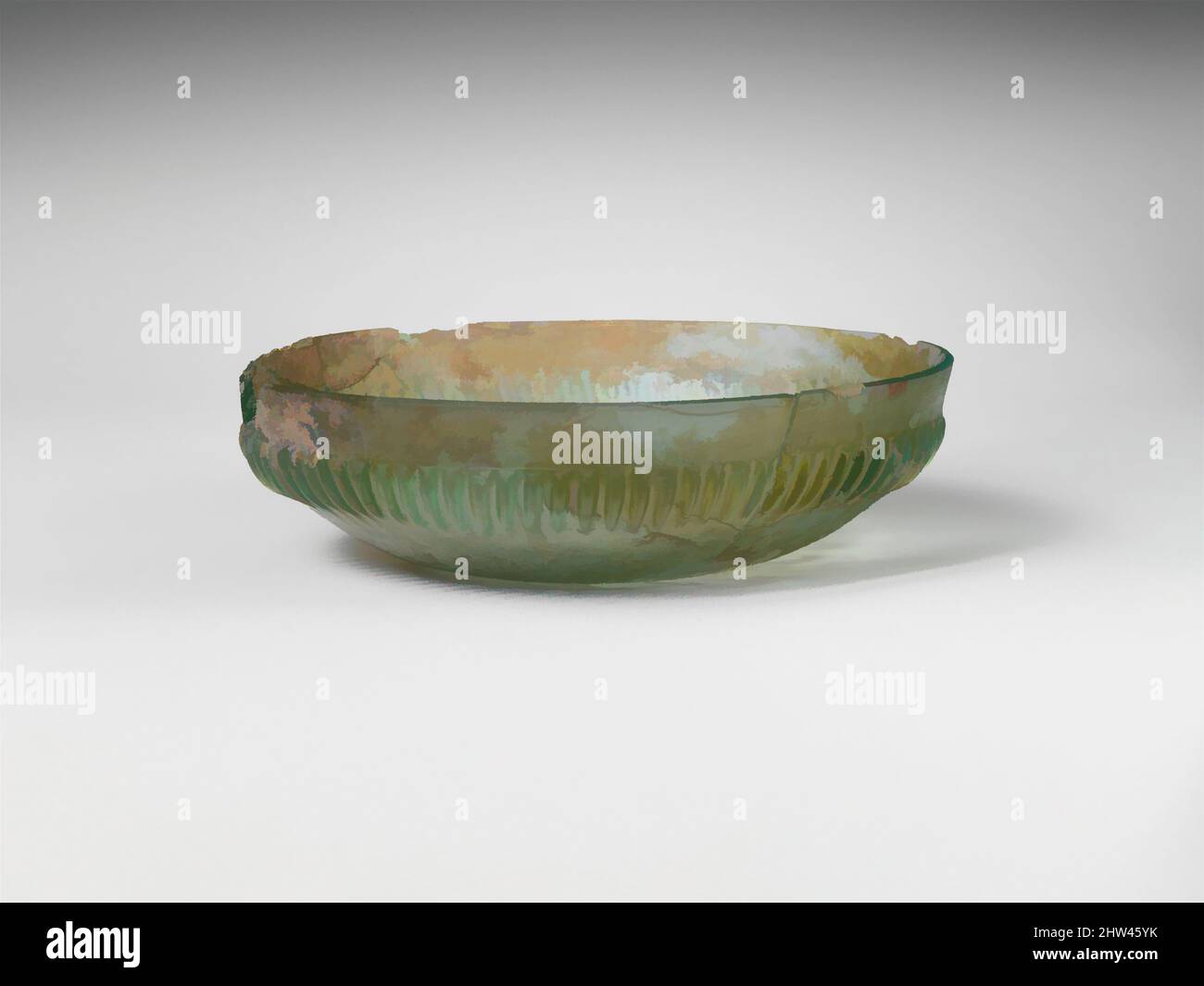 https://c8.alamy.com/comp/2HW45YK/art-inspired-by-ribbed-glass-bowl-early-imperial-late-1st-century-bcmid-1st-century-ad-roman-glass-cast-tooled-and-cut-overall-1-34-in-44-cm-glass-translucent-pale-blue-green-vertical-rim-with-beveled-top-edge-plain-band-around-top-of-sides-tapering-downwards-classic-works-modernized-by-artotop-with-a-splash-of-modernity-shapes-color-and-value-eye-catching-visual-impact-on-art-emotions-through-freedom-of-artworks-in-a-contemporary-way-a-timeless-message-pursuing-a-wildly-creative-new-direction-artists-turning-to-the-digital-medium-and-creating-the-artotop-nft-2HW45YK.jpg
