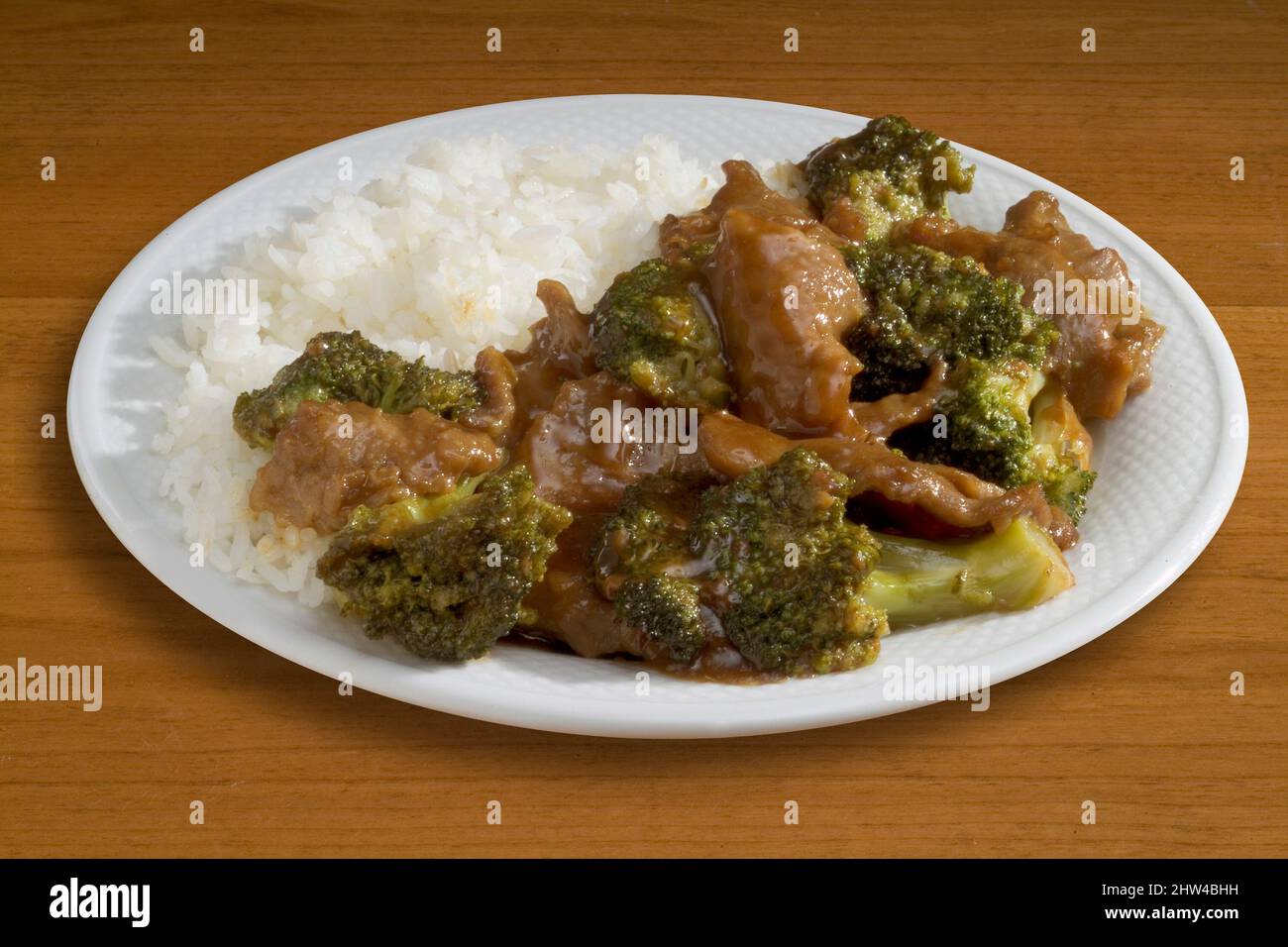 Asian Beef and Broccoli Stock Photo