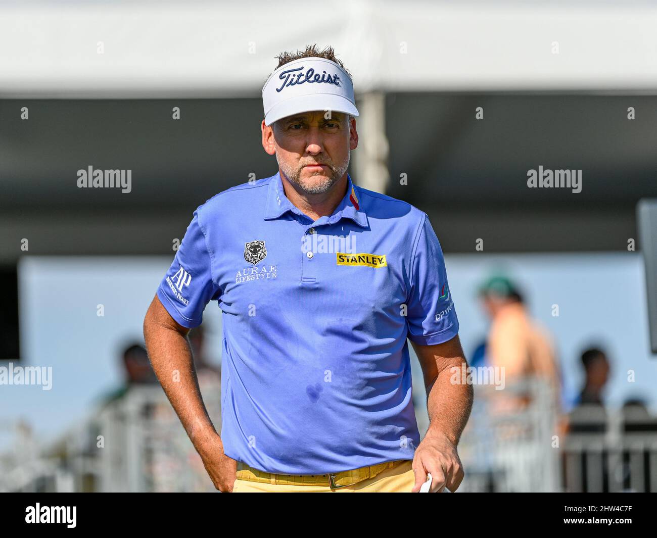 Orlando, FL, USA. 3rd Mar, 2022. Ian Poulter of England walks to the 9th tee of the United States during first round golf action of the Arnold Palmer Invitational presented by Mastercard held at Arnold Palmer's Bay Hill Club & Lodge in Orlando, Fl. Romeo T Guzman/CSM/Alamy Live News Stock Photo