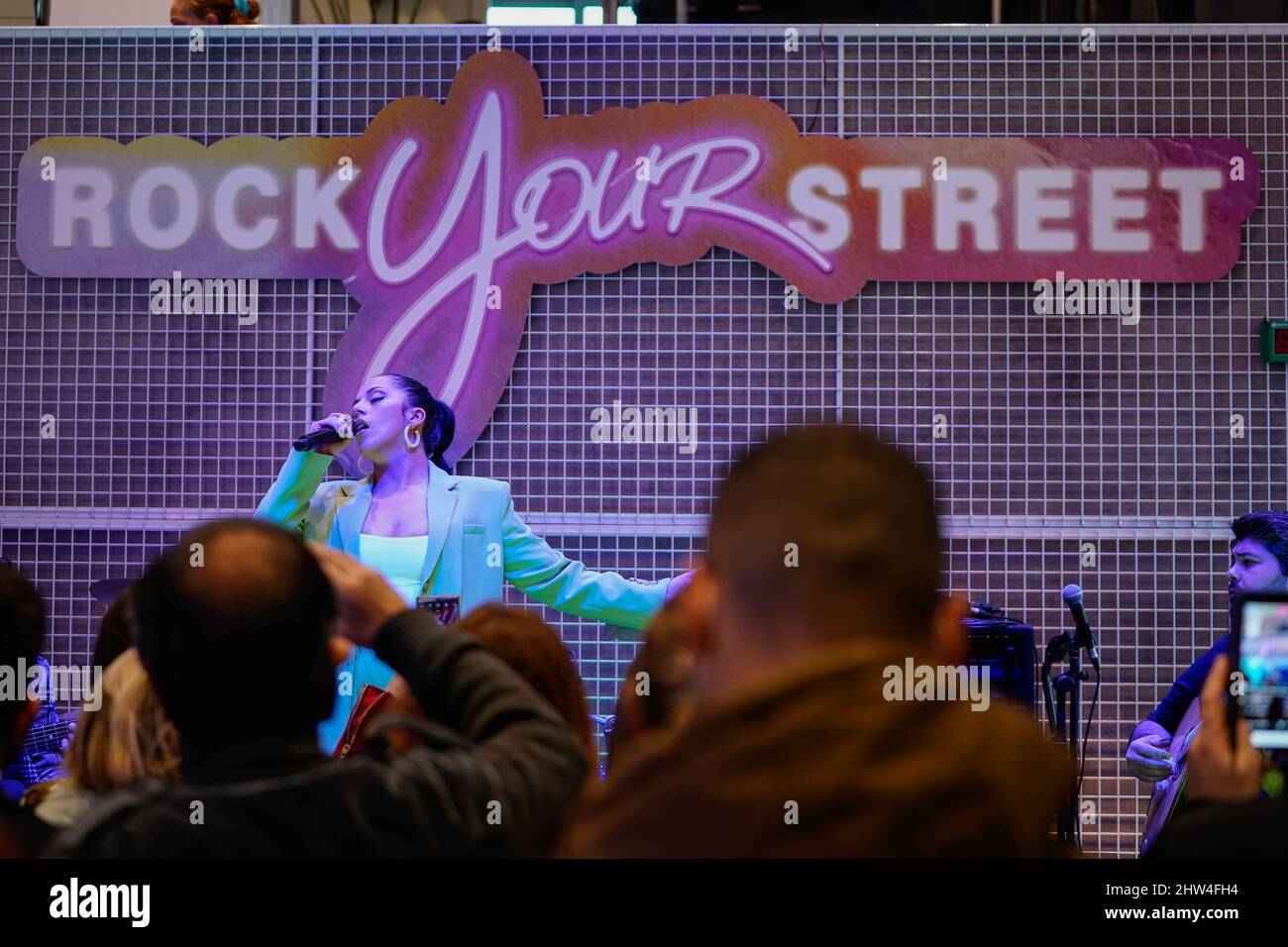 Lisbon, Portugal. 03rd Mar, 2022. Sara Correia, singer attends the presentation of Rock Your Street of Rock In Rio Lisbon 2022 in Lisbon. Credit: SOPA Images Limited/Alamy Live News Stock Photo