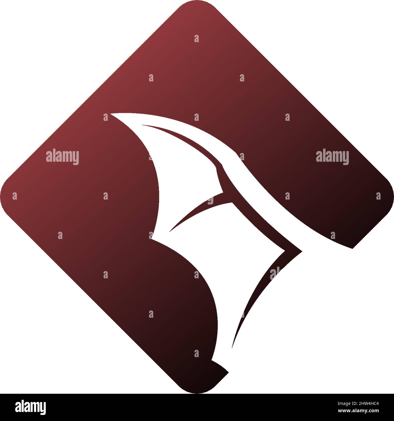 Bat animal logo icon illustration template vector Stock Vector