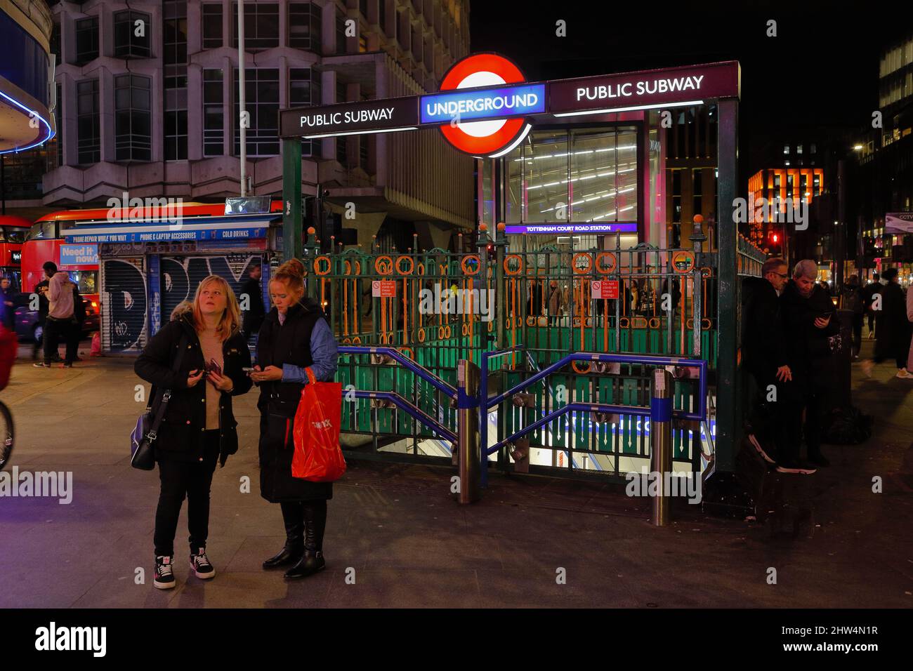 London (UK), 03.03.2022: Most underground services not running due to strike action by TFL tube staff Stock Photo