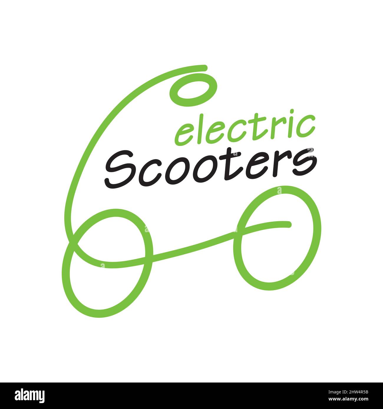 Vector logo of the electric scooter rental service Stock Vector Image & Art Alamy