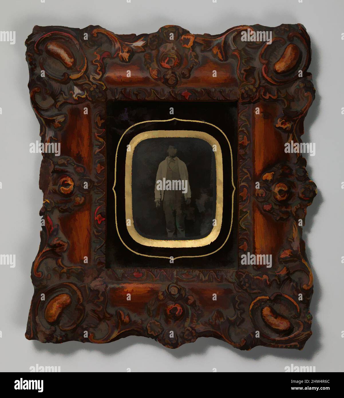 Ambrotype photo of sitting gentleman @1850-60s Ambrotype photo of sitting gentleman @1850-60s