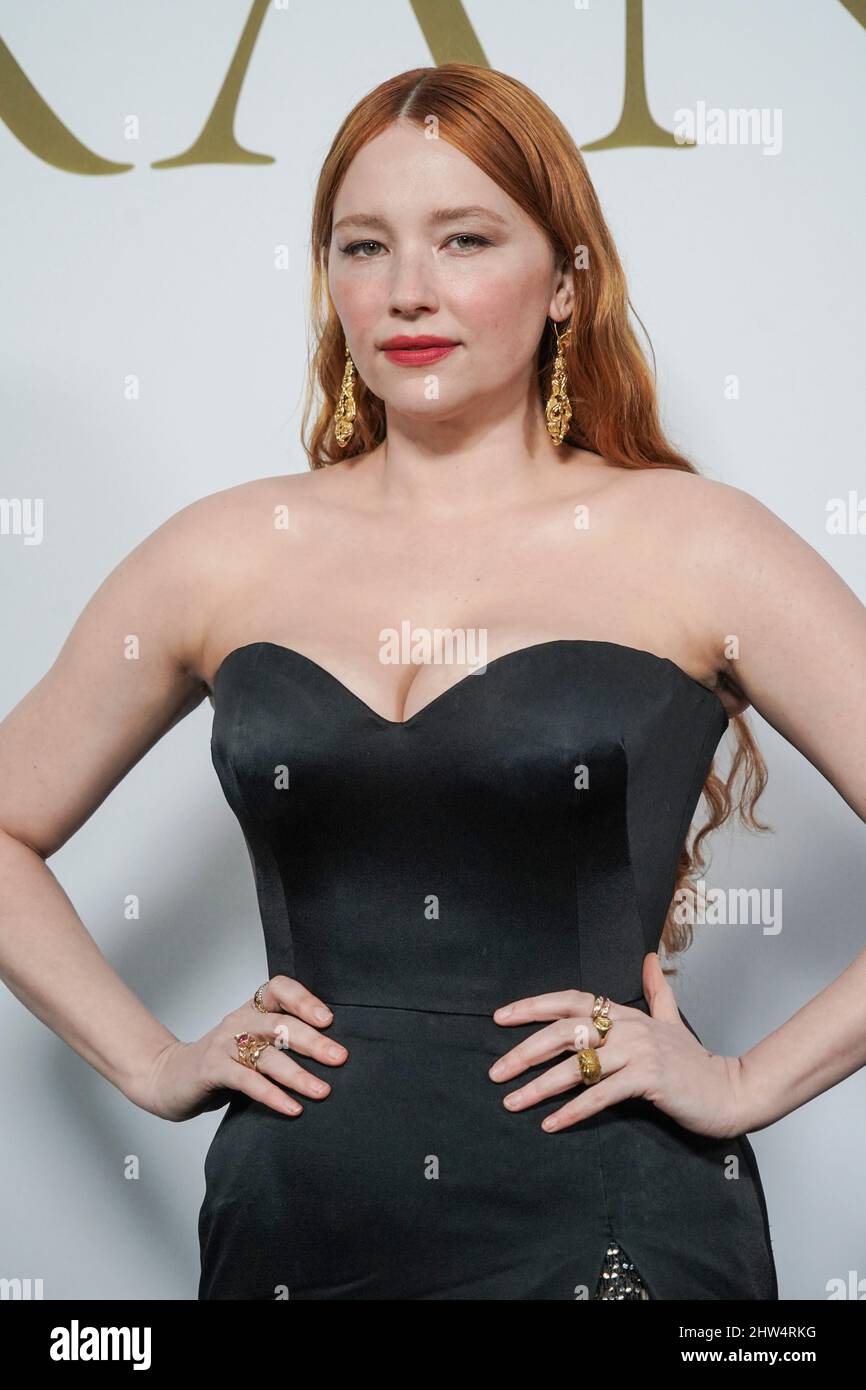 New York, NY - February 23, 2022: Haley Bennett attends the special