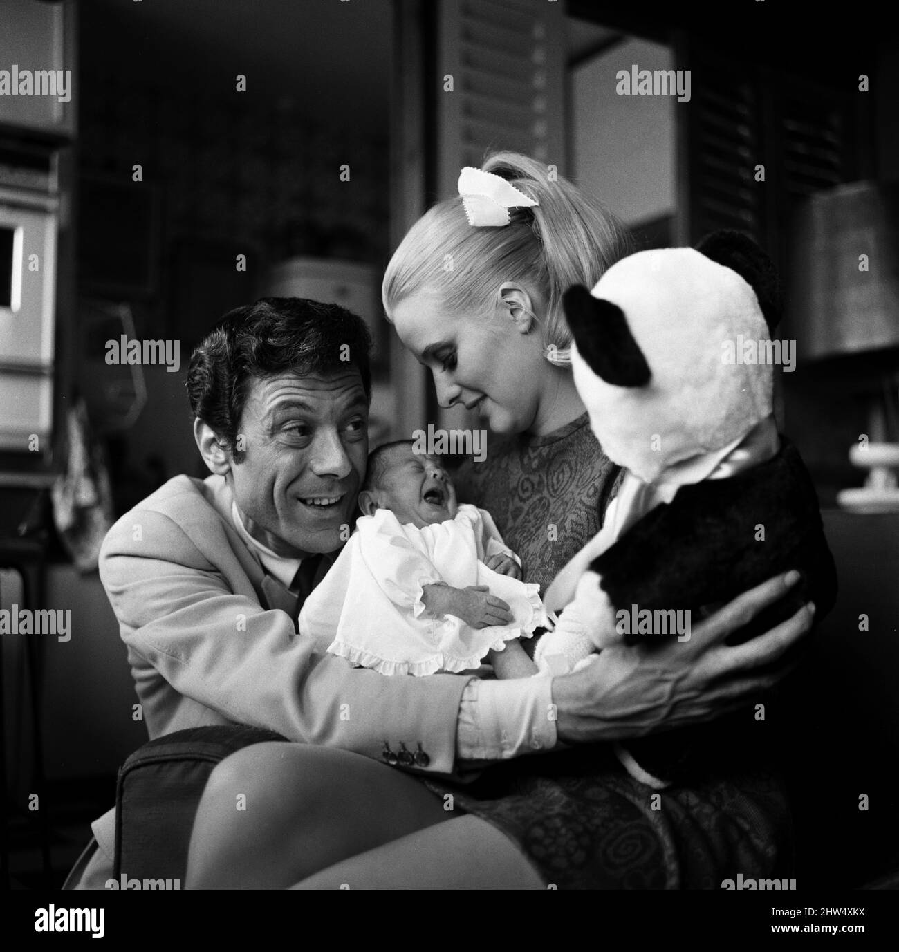 Dancer Lionel Blair, 37, has become a proud father. His wife Susan, 21
