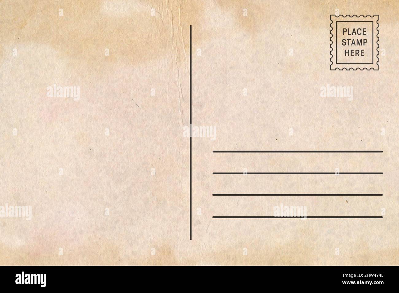 Blank postage stamp copy hi-res stock photography and images - Alamy
