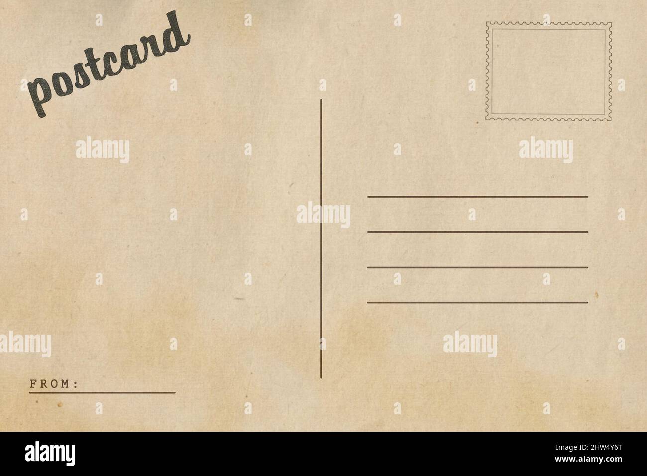 Blank used stamp hi-res stock photography and images - Alamy