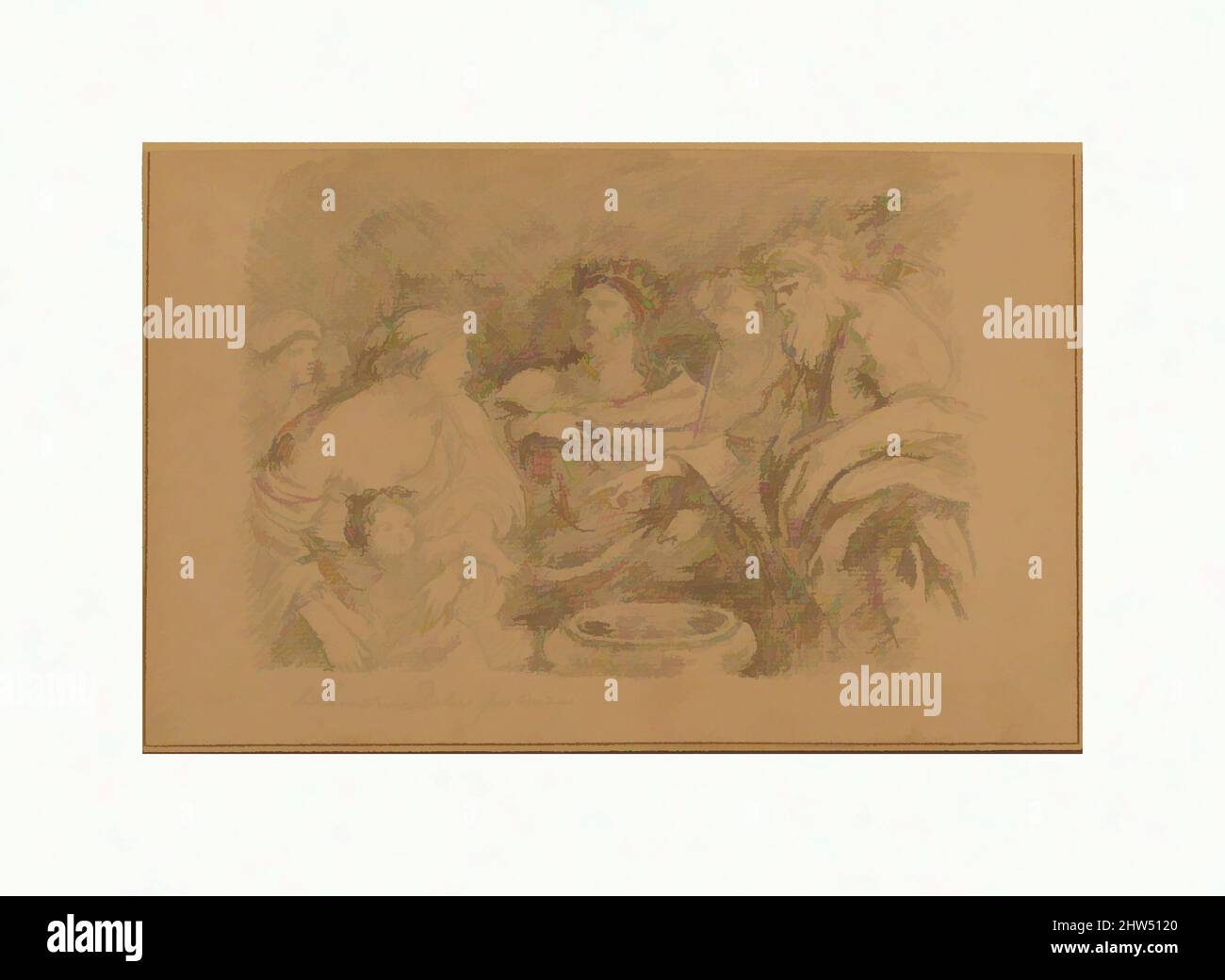 Art inspired by The Infant Moses before Pharaoh, after Giovanni ...