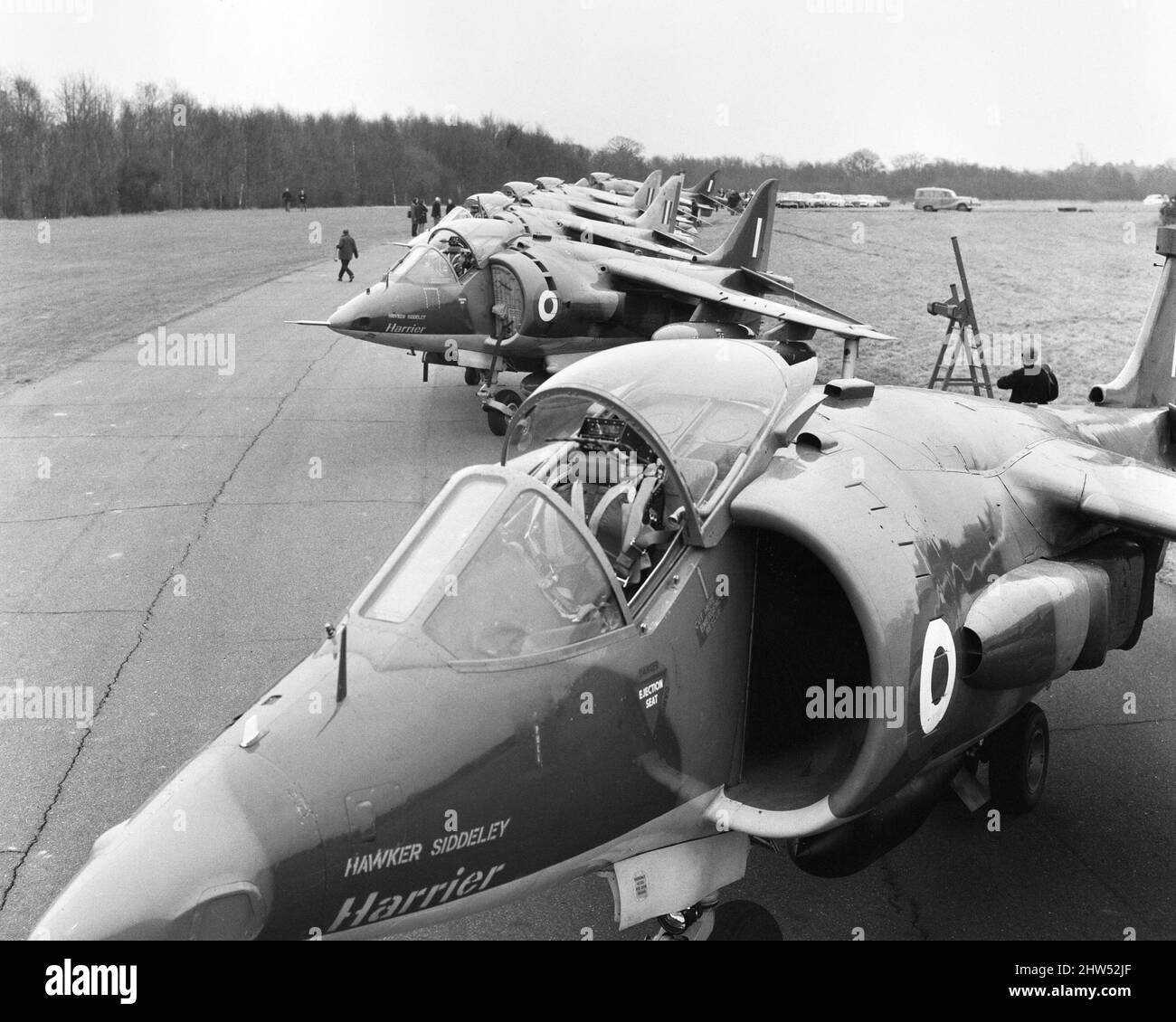 The Hawker Siddeley Harrier, the world's first operational vertical