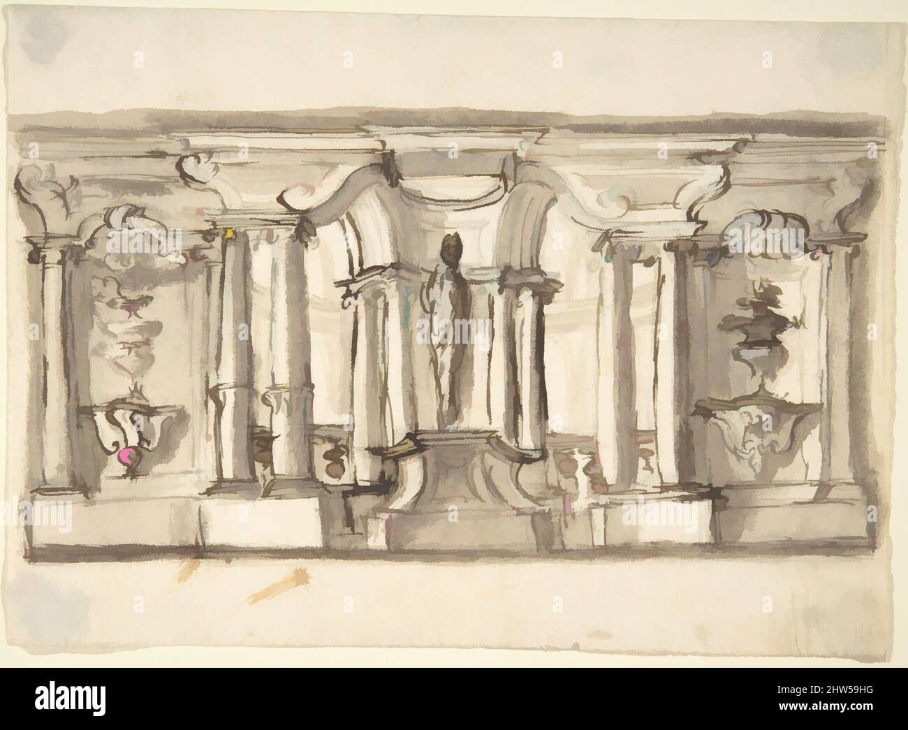 18th century garden drawings hi-res stock photography and images - Alamy