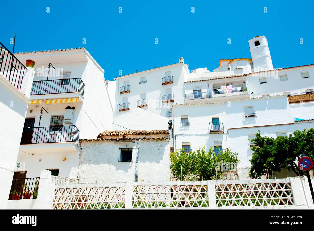 Zahara de la Sierra - Spain Stock Photo - Alamy