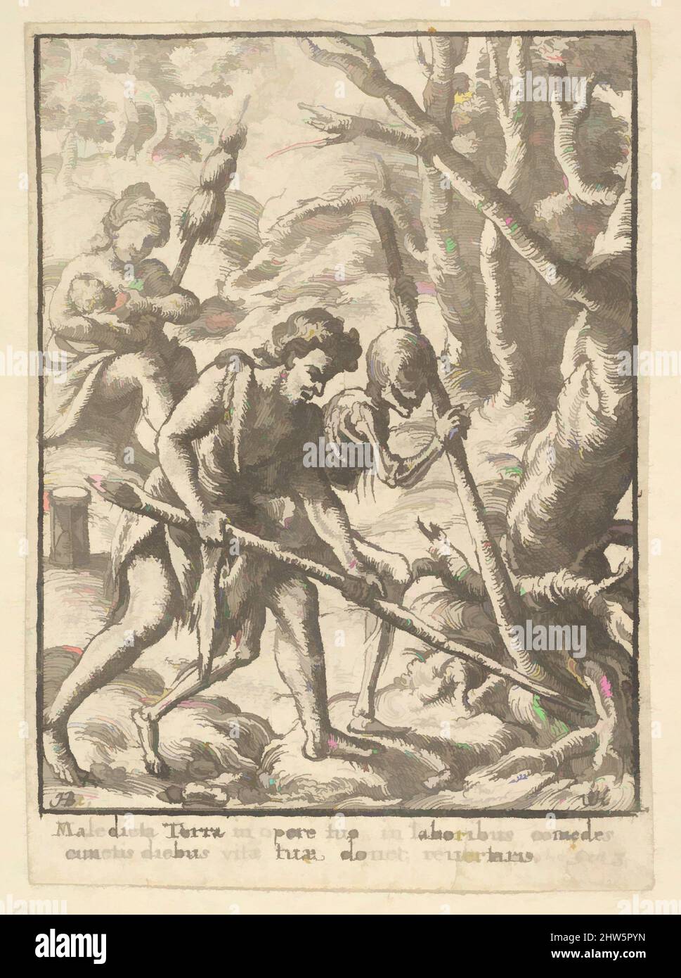 Adam and eve 1517 by hans holbein hi-res stock photography