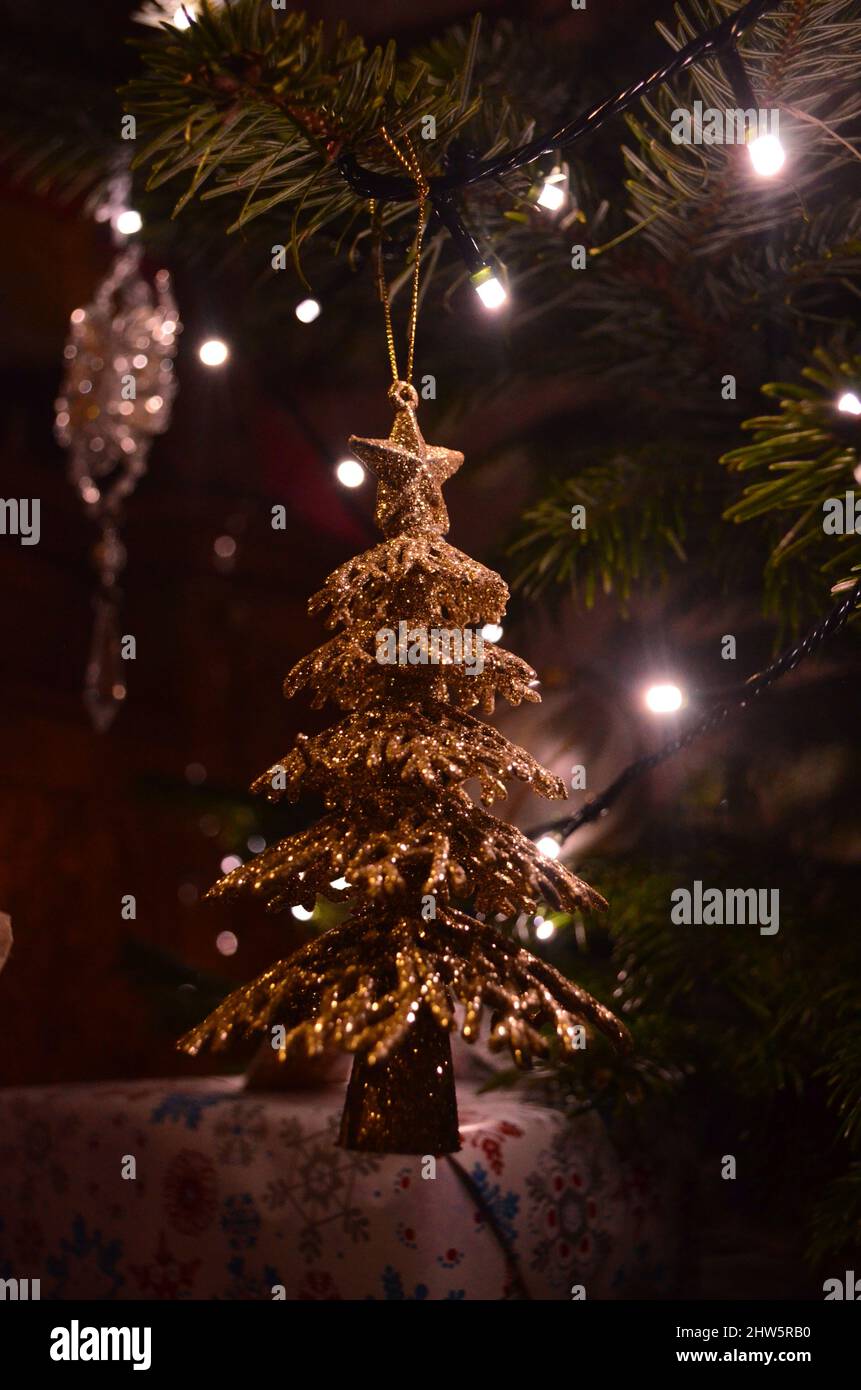 Weihnachtsbaum Tannenbaum Ornament Stock Photo