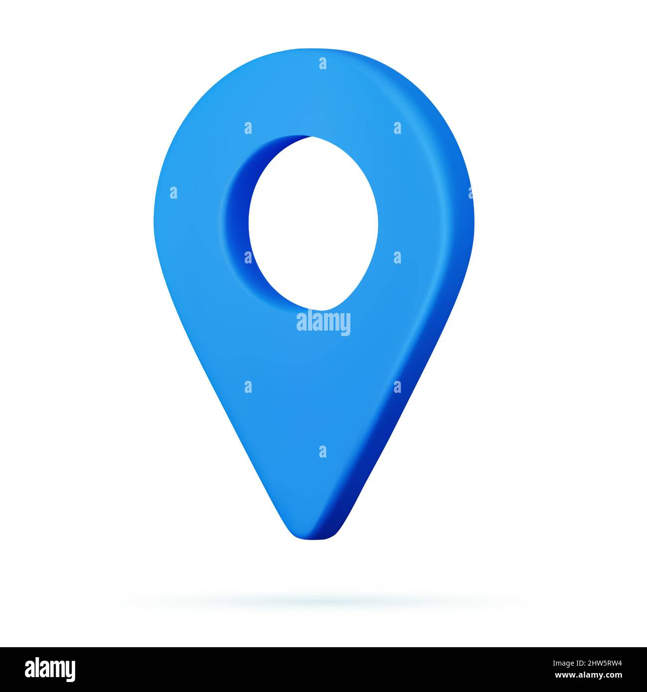 3D Realistic Location map pin gps pointer markers Stock Vector