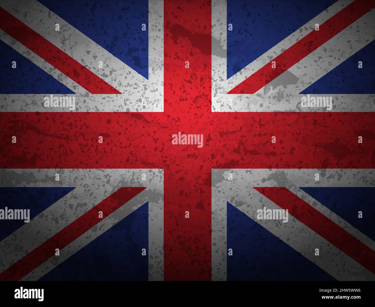 Grunge UK flag textured background. Vector illustration Stock Vector ...