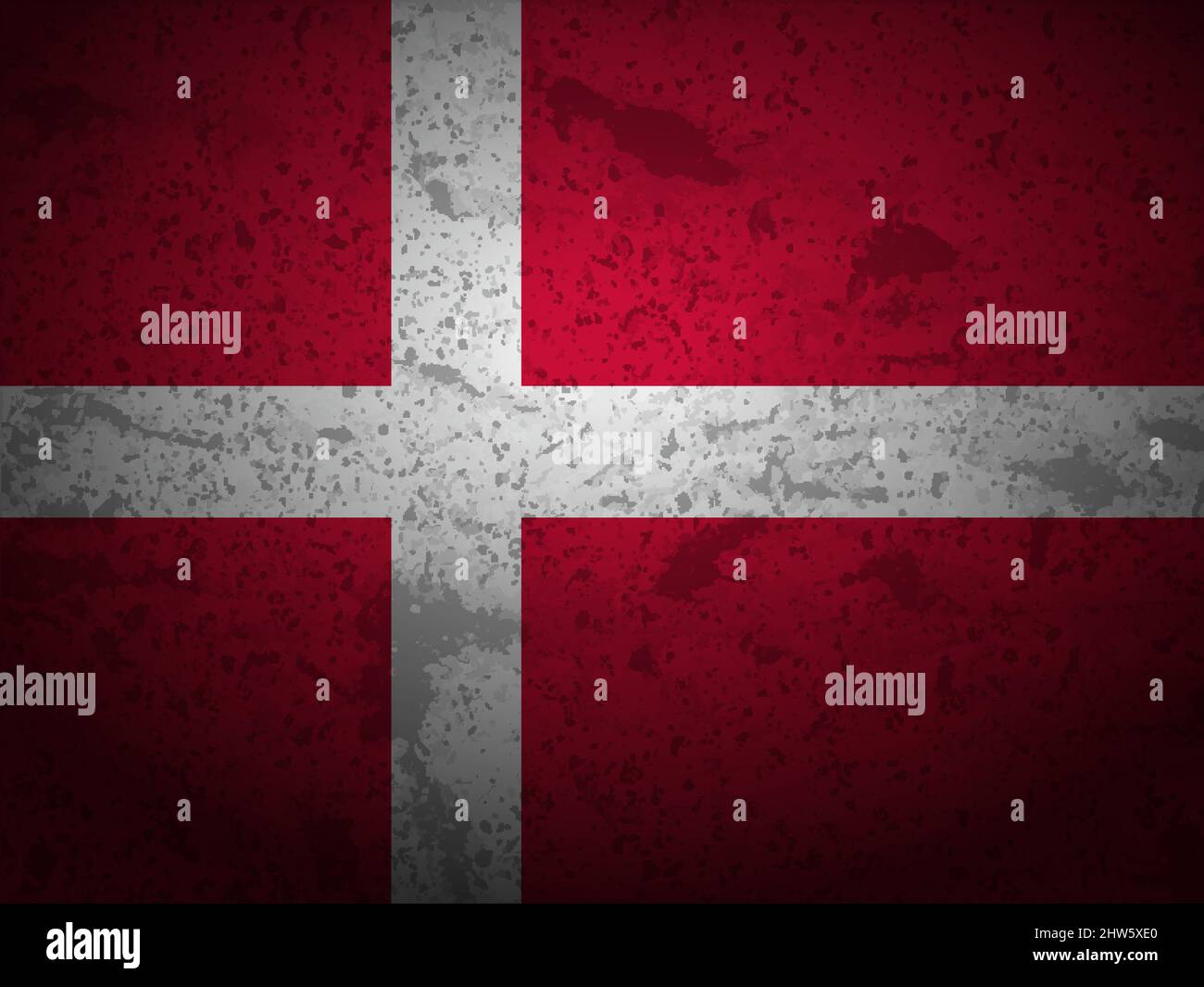 Grunge Denmark flag textured background. Vector illustration Stock ...