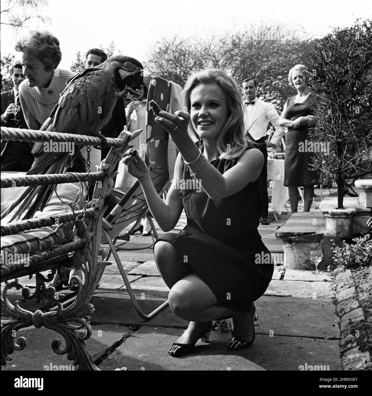 Hayley Mills celebrates her 21st birthday at her parents home at