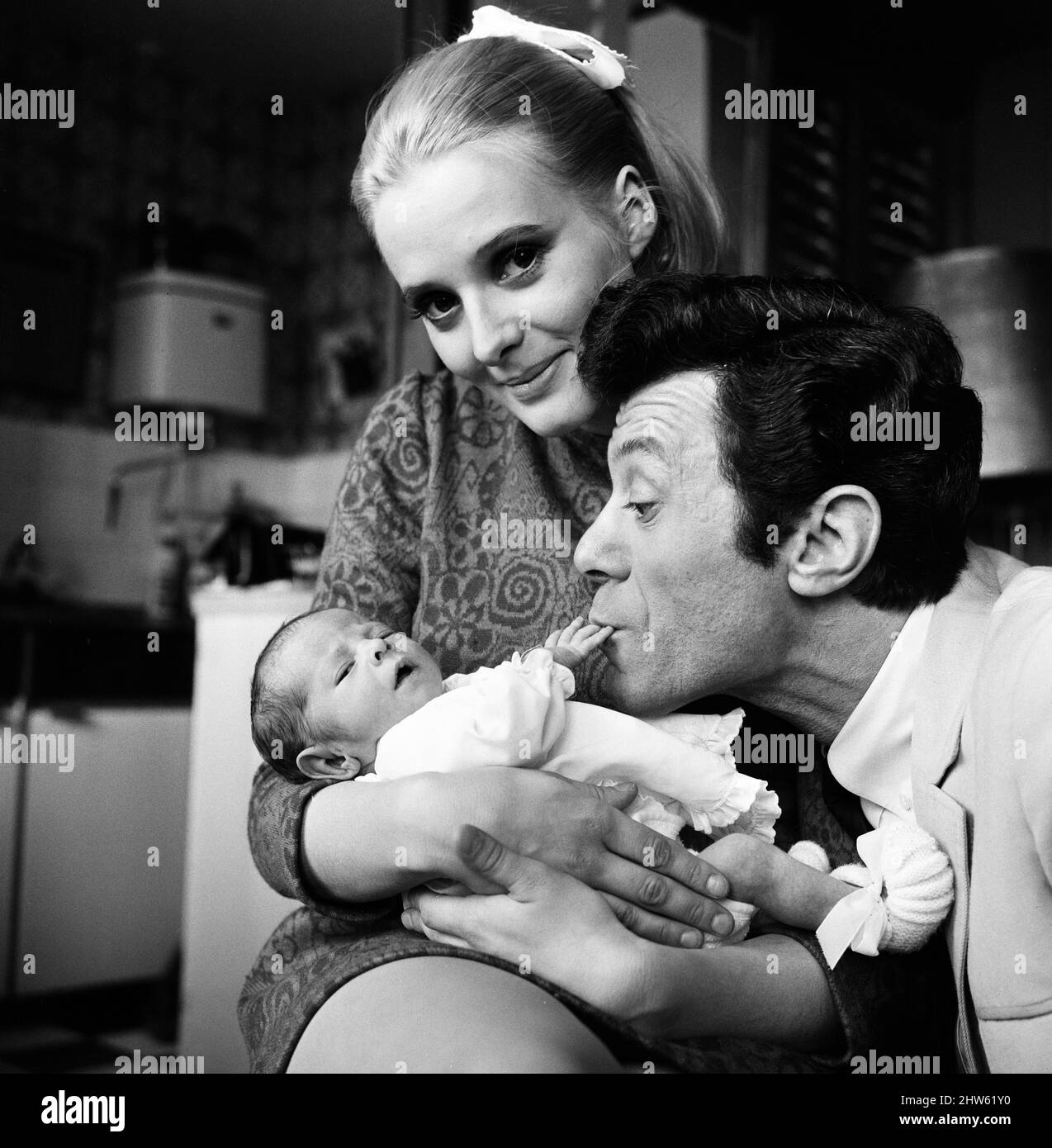 Dancer Lionel Blair, 37, has become a proud father. His wife Susan, 21