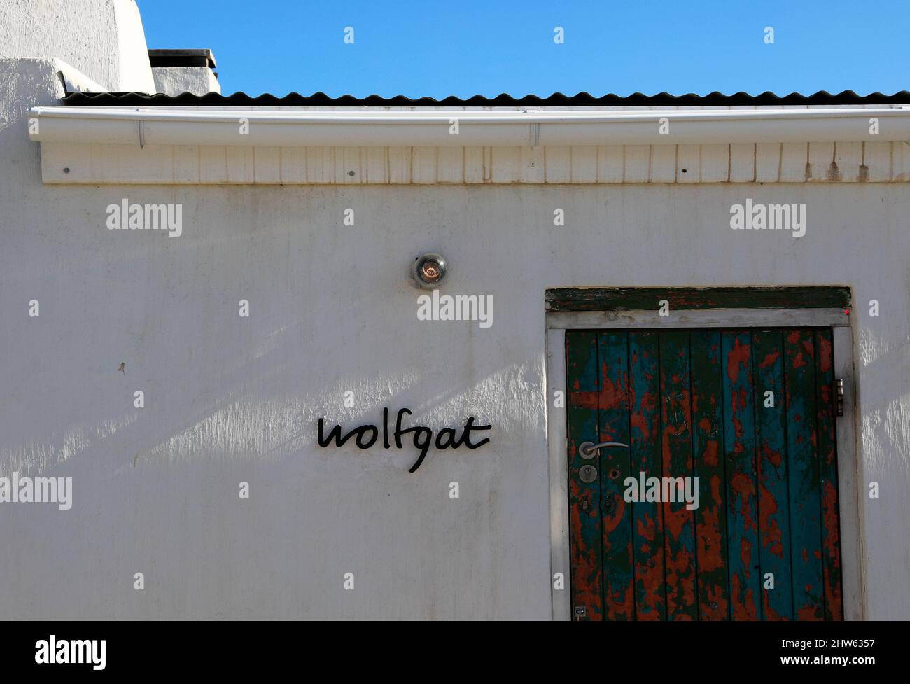 Wolfgat Restaurant, Paternoster, Cape West Coast, Western Province, South Africa. Stock Photo