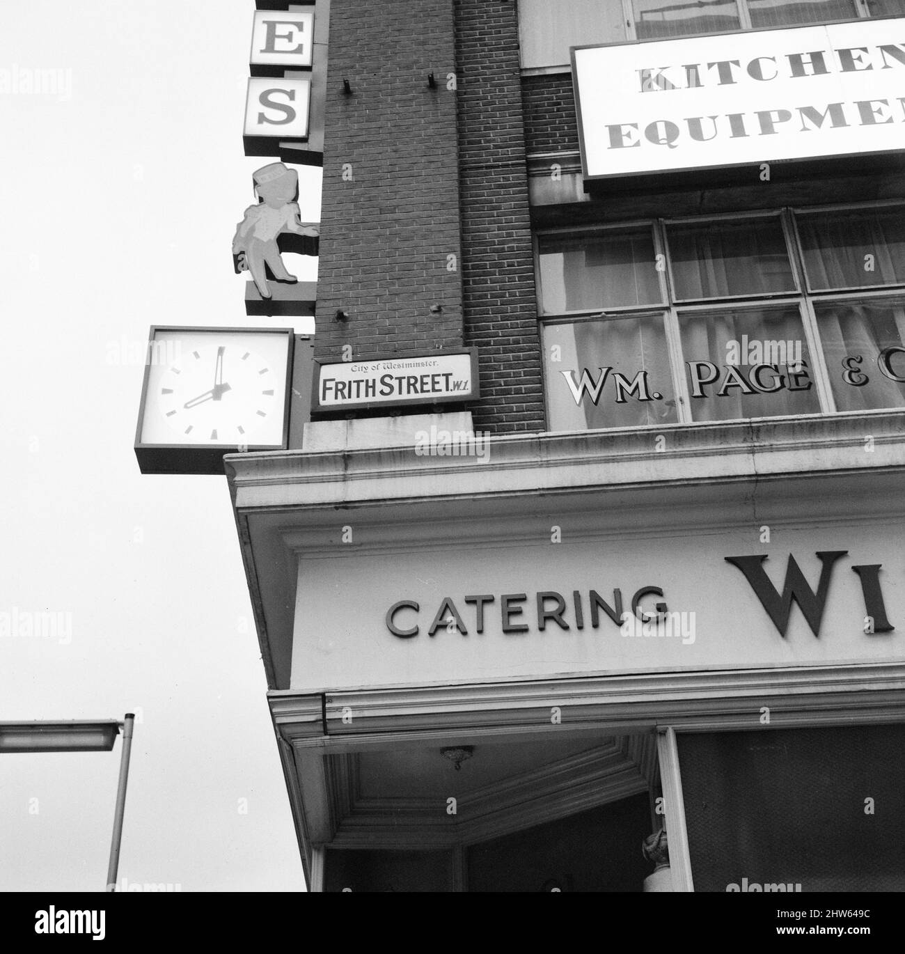 Frith Street, Soho, London, 22nd May 1968 Stock Photo Alamy