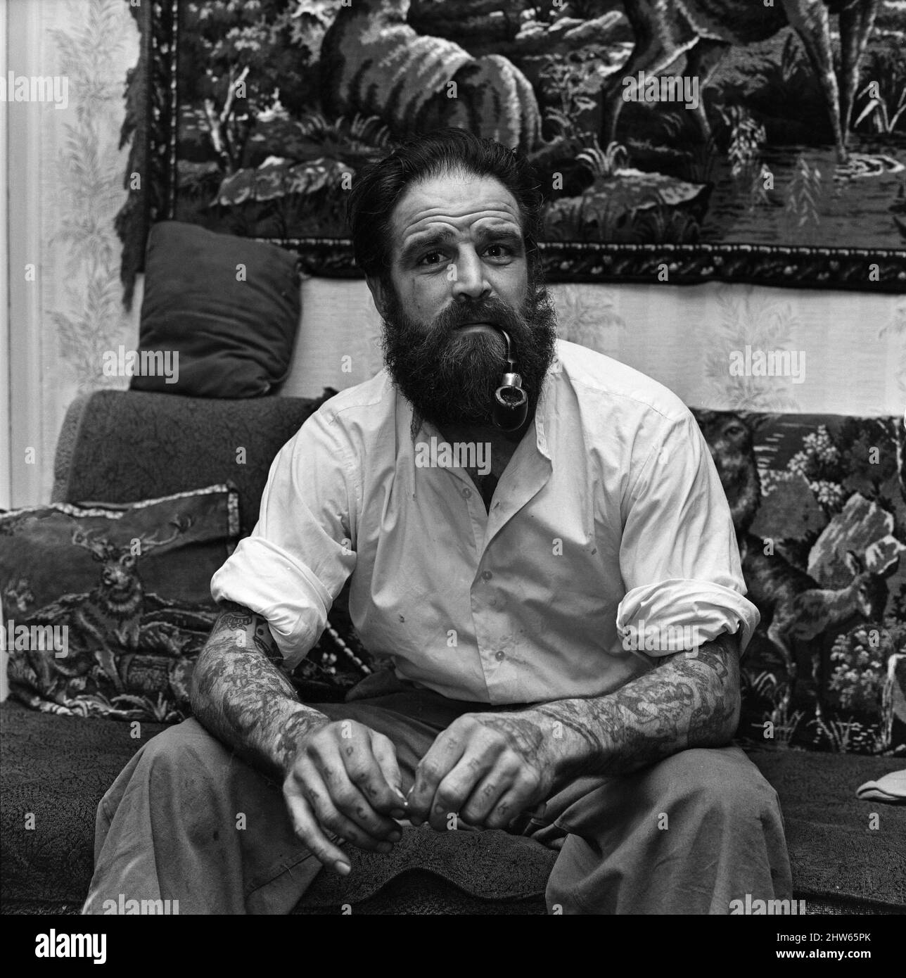 Do it yourself tattoo kit. Tattooist Jack Zeek. 1967 Stock Photo Alamy