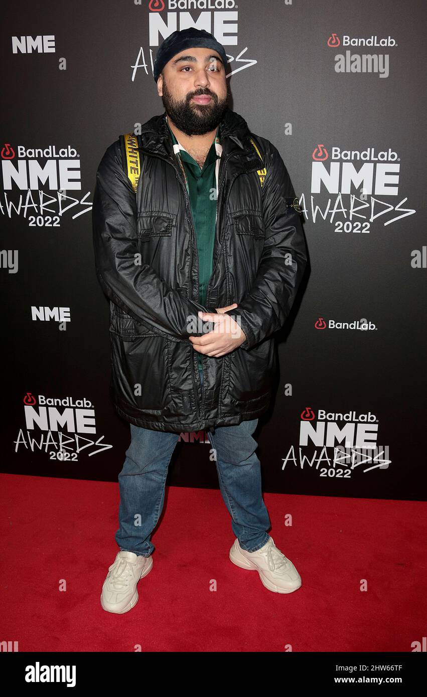O2 Red Roses Asim Chudry Mar 02, 2022 - London, England, UK - Asim Chaudhry attends The NME ...