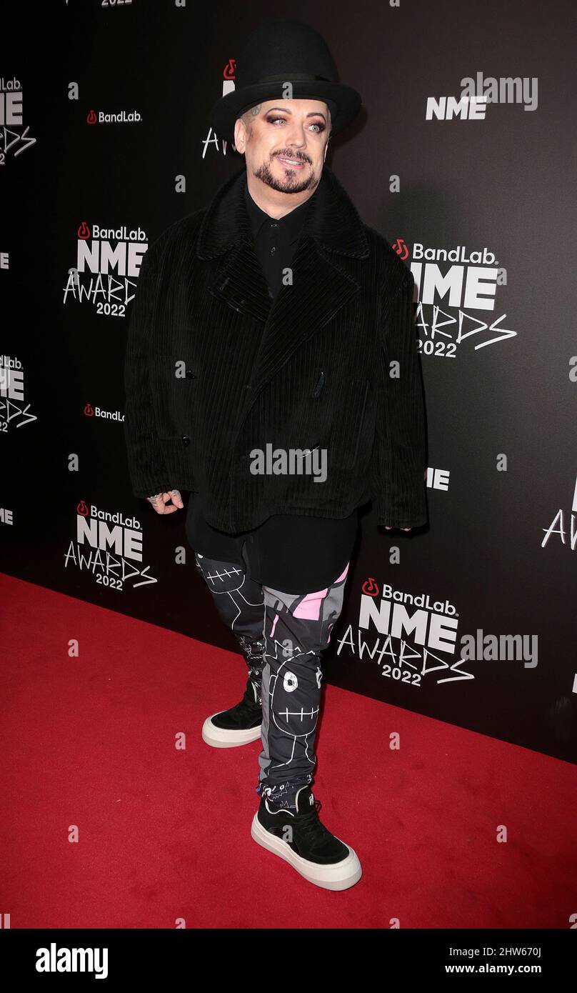 Mar 02, 2022 London, England, UK Boy attends The NME Awards