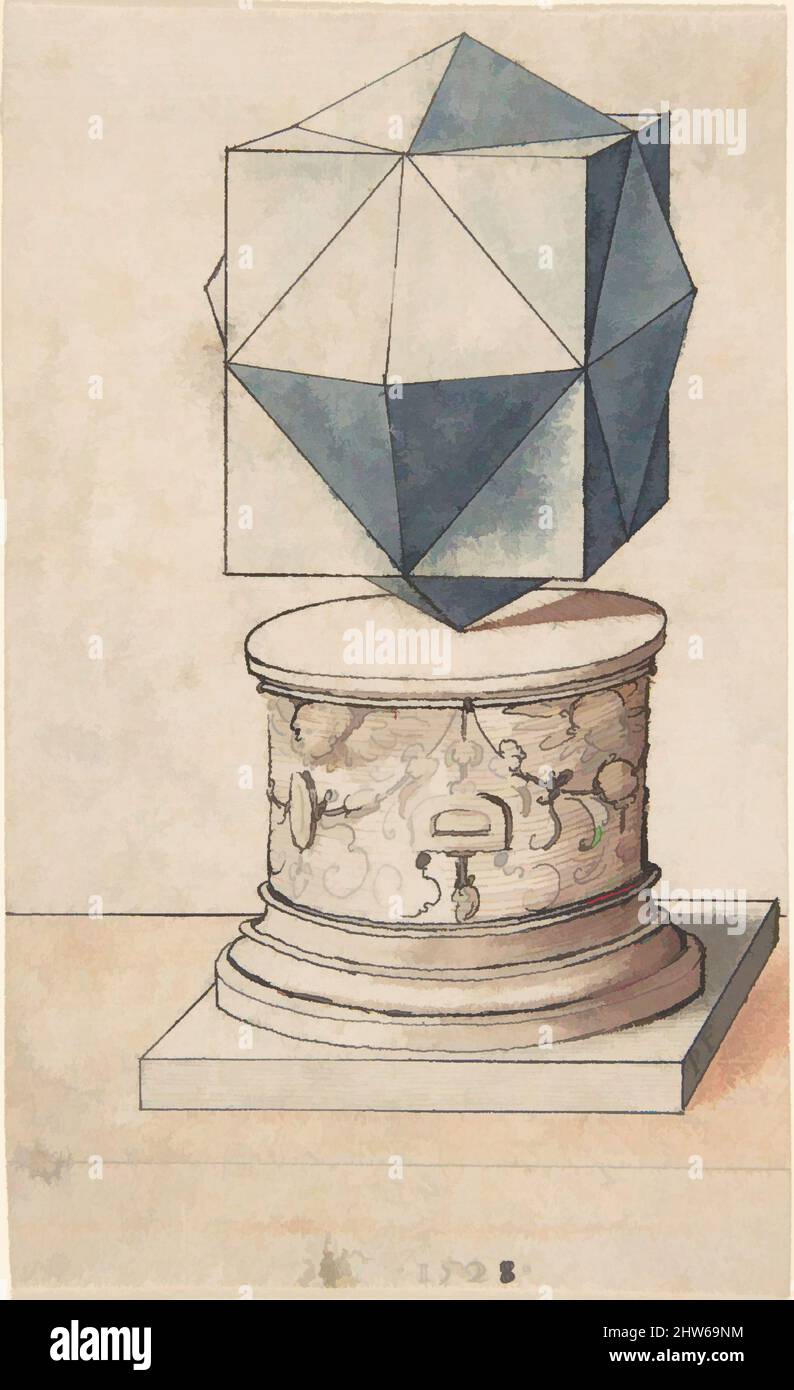 Geometric shape figure set engraving retro object Vector Image
