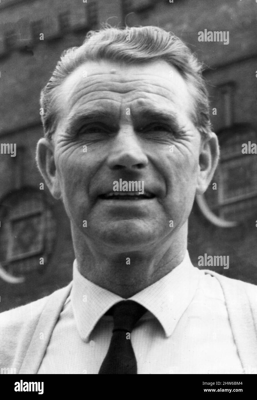 Peter Doherty one of the greatest inside forwards in football and now chief scout for Aston Villa football club, pictured July 1968. Stock Photo