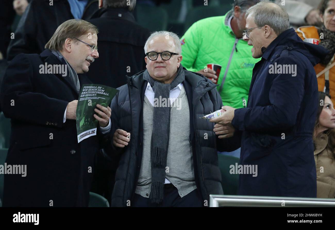 firo: 16.11.2019 Fuvuball, football: EM Euro qualification: EM  qualification Germany - Belarus Weivurussia, 4: 0 DFB Vice President Rainer  Koch with DFB boss Fritz Keller and Peter Peters Stock Photo - Alamy