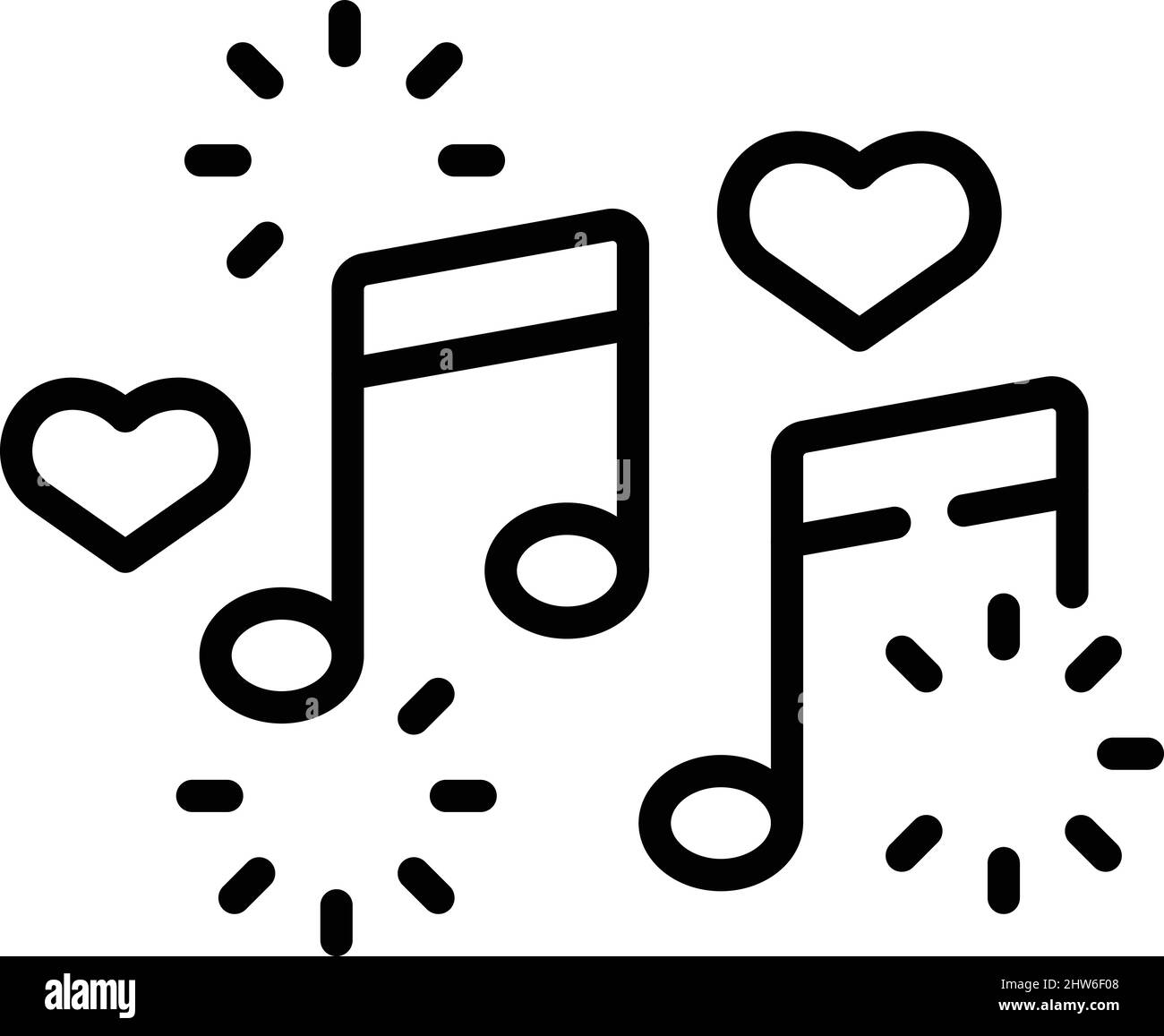 Wedding event music icon outline vector. Service manager. Ceremony party Stock Vector