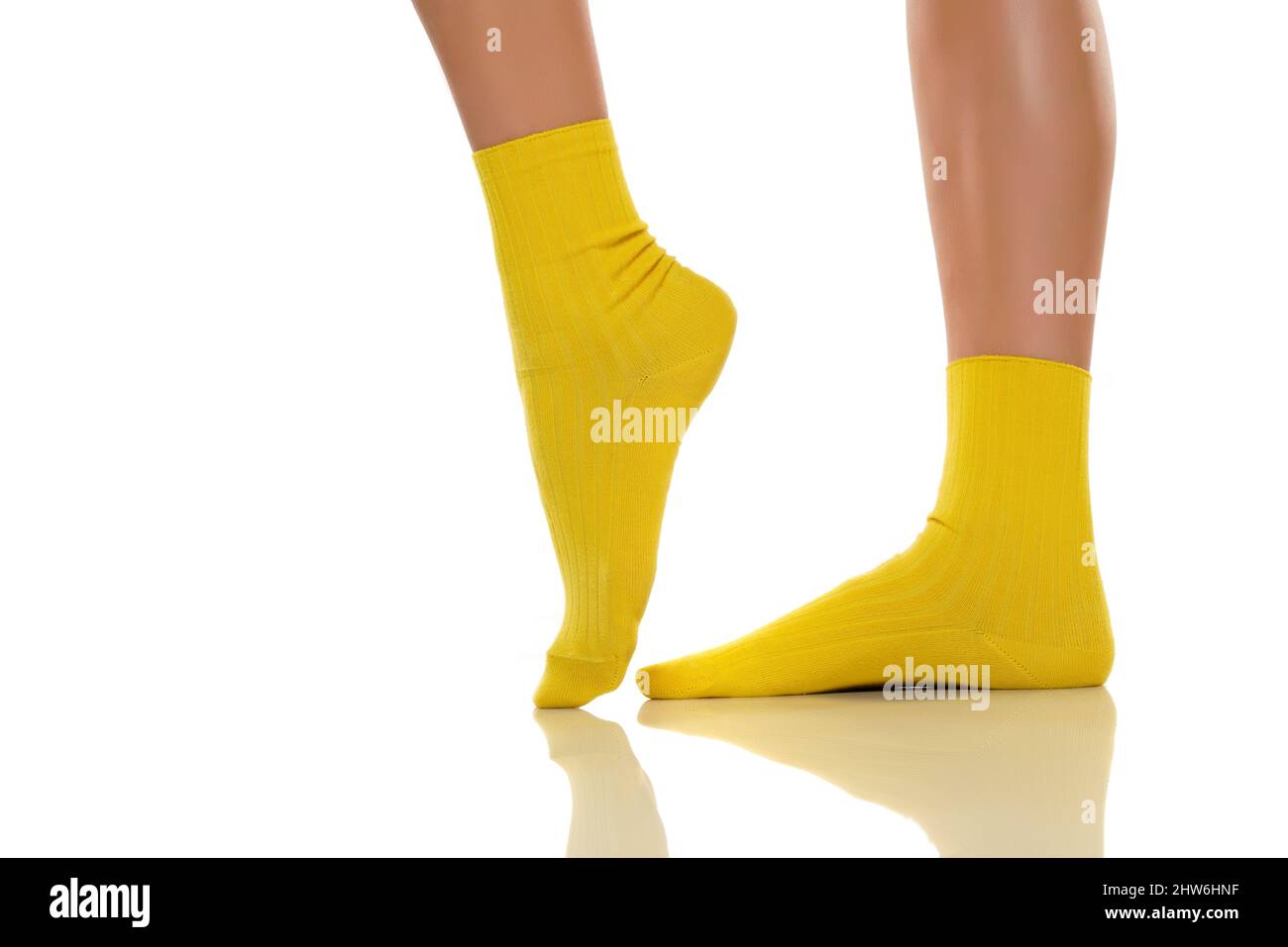 Nylon stocking feet hi-res stock photography and images - Alamy