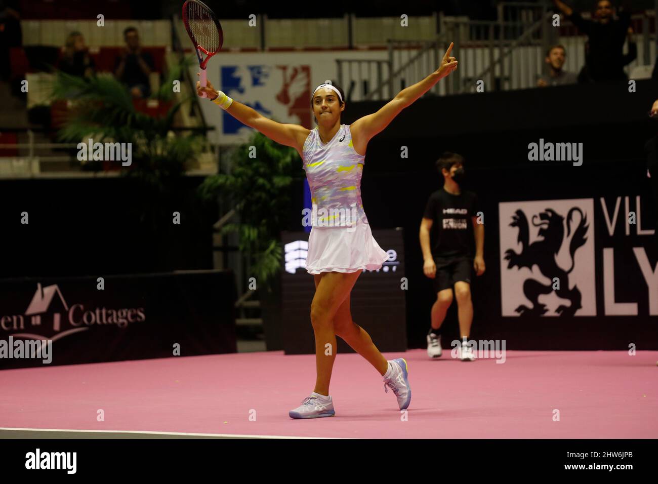 Caroline GARCIA (FRA) during the Open 6ème Sens, Métropole de Lyon 2022, WTA  250 tennis tournament