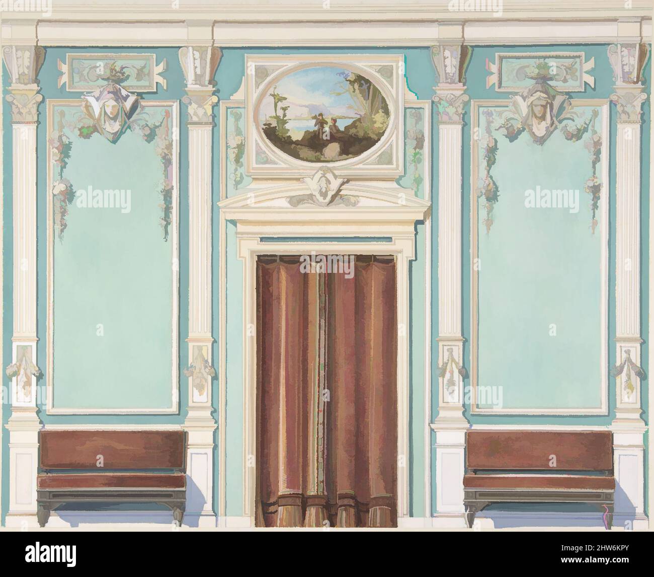 19th century interior painting hi-res stock photography and images - Alamy