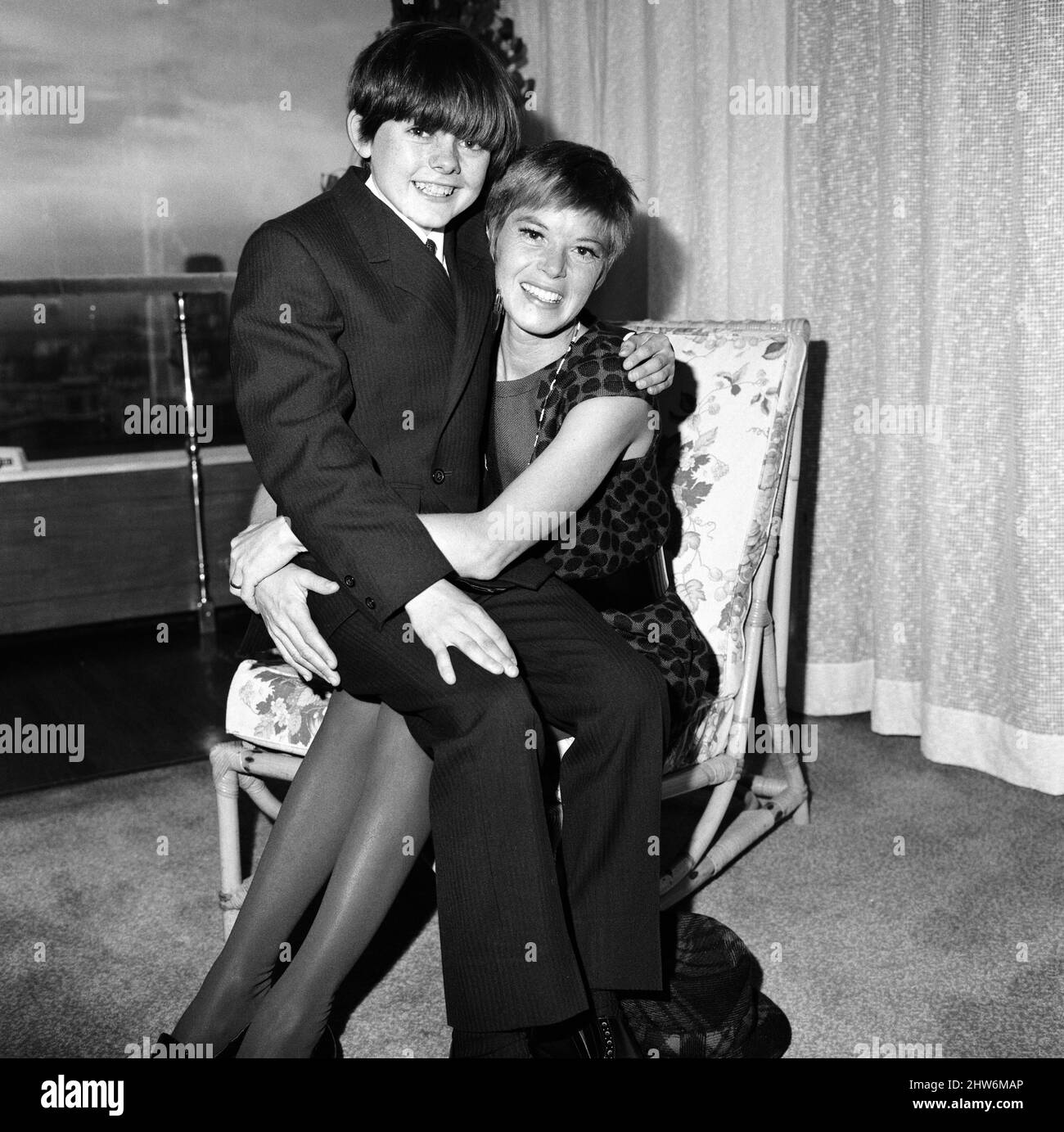 A reception for the film Oliver! Jack Wild who plays The Artful Dodger and Shani Wallis who plays Nancy.  25th September 1968. Stock Photo