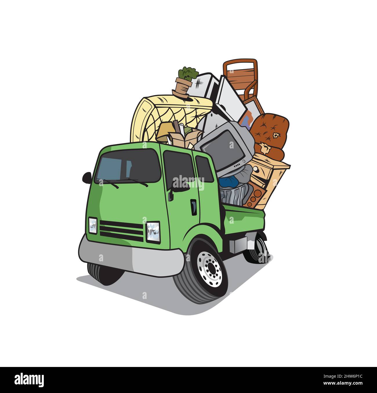 Cartoon pickup truck loaded full of household junk design illustration vector eps format , suitable for your design needs, logo, illustration, animati Stock Vector Image & Art - Alamy Cartoon pickup truck loaded full of household junk design illustration vector eps format , suitable for your design needs, logo, illustration, animati Stock Vector Image & Art - Alamy