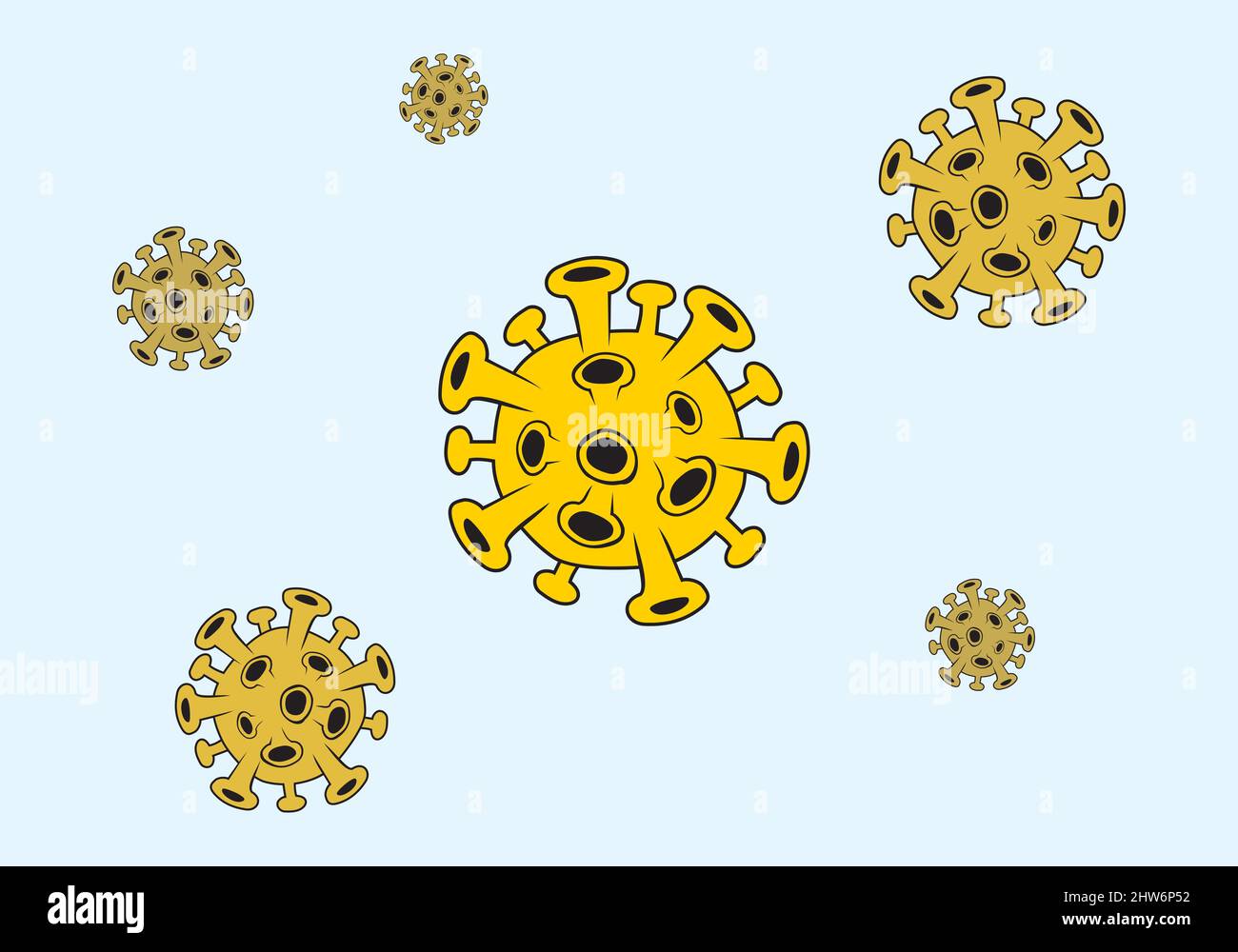 Covid-19 coronavirus design illustration vector eps format , suitable for your design needs, logo, illustration, animation, etc. Stock Vector