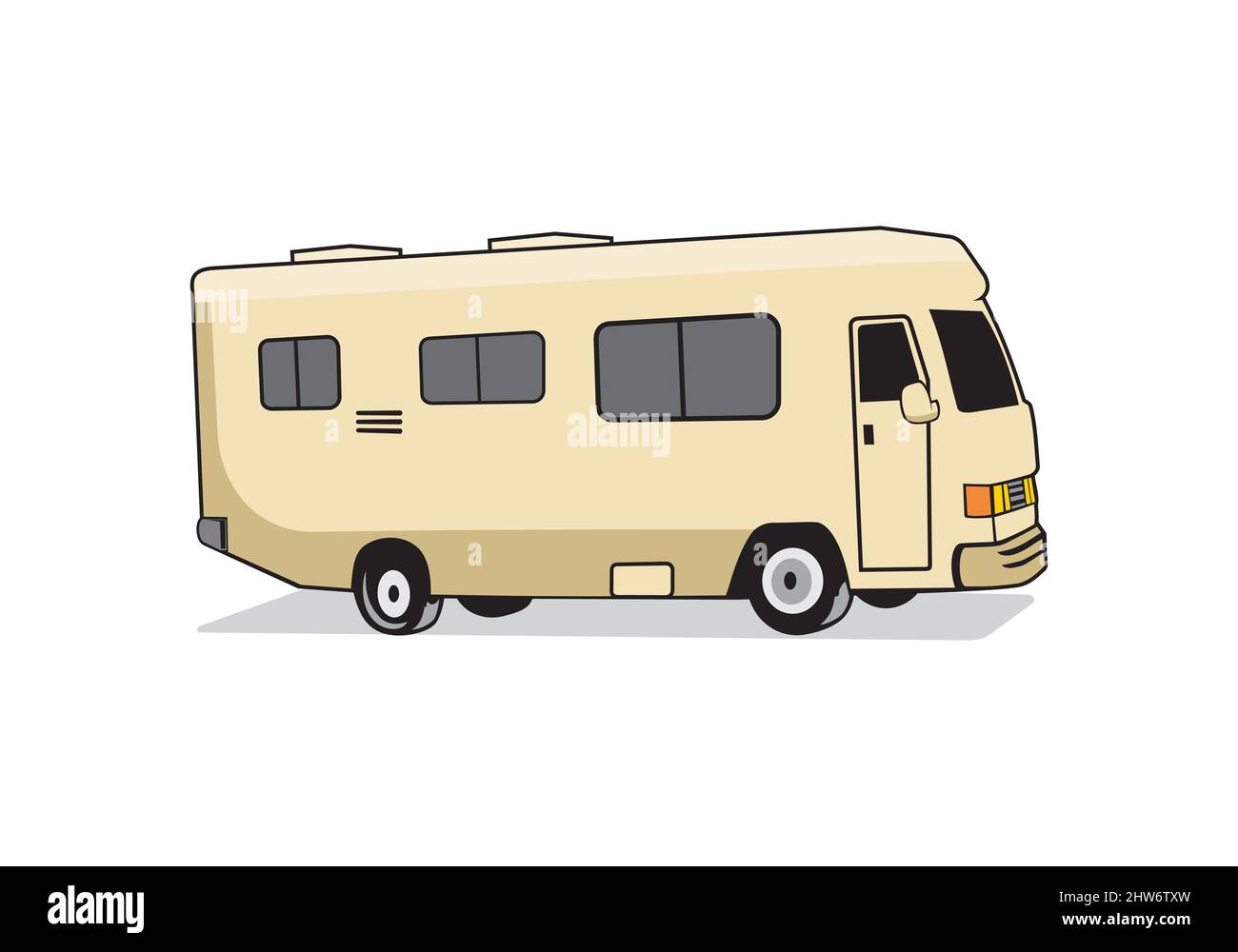 RV recreational vehicle design illustration vector eps format ...
