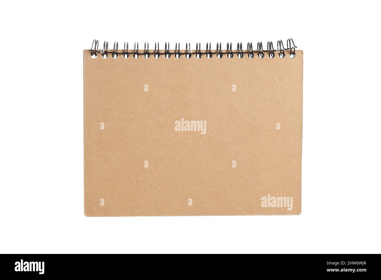 Notebook isolated on white background, blank space for text Stock Photo ...