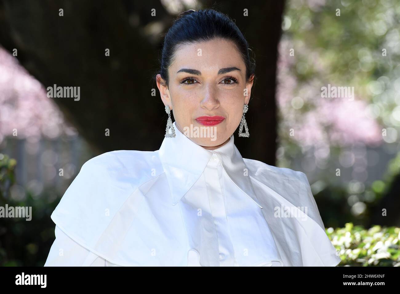 Italian actress Liliana Fiorelli attends the photocall of the TV series